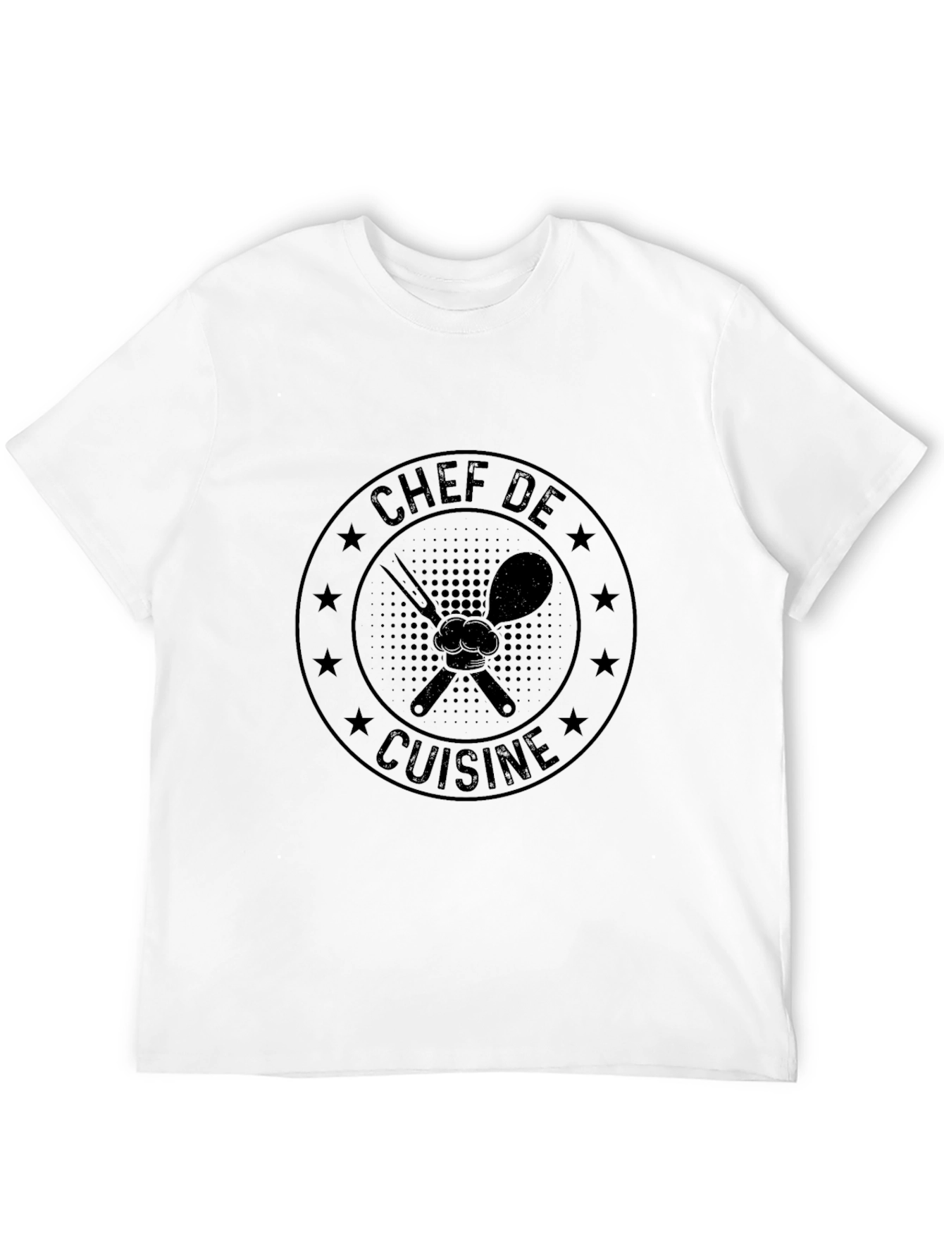 Black Chef De Cuisine Black T-Shirt view 12