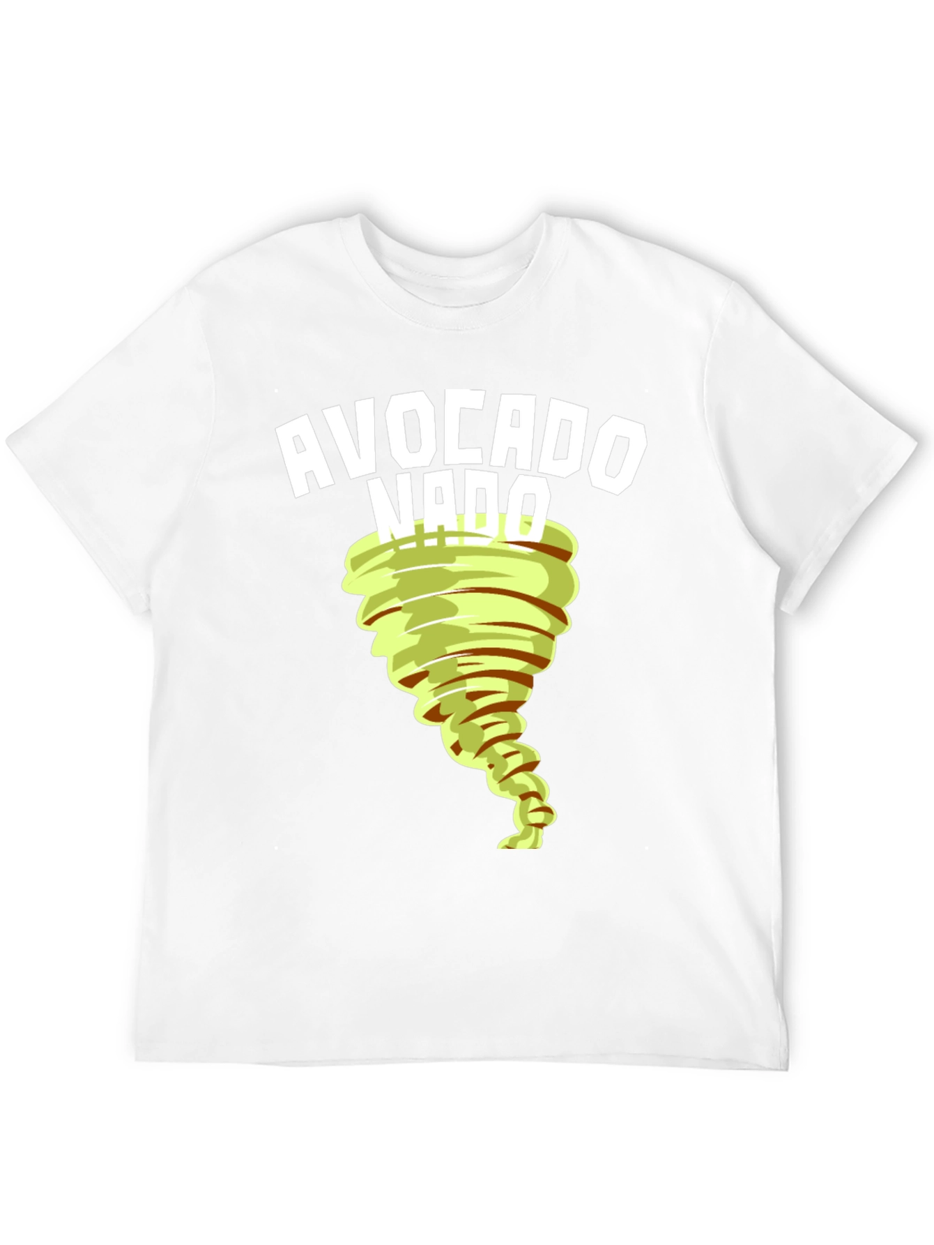 Black Avocado Tornado Graphic T-Shirt - Unique Design view 12