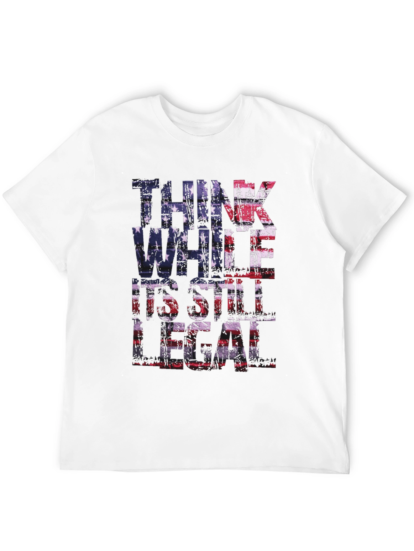 Black Think While It's Still Legal T-Shirt view 12