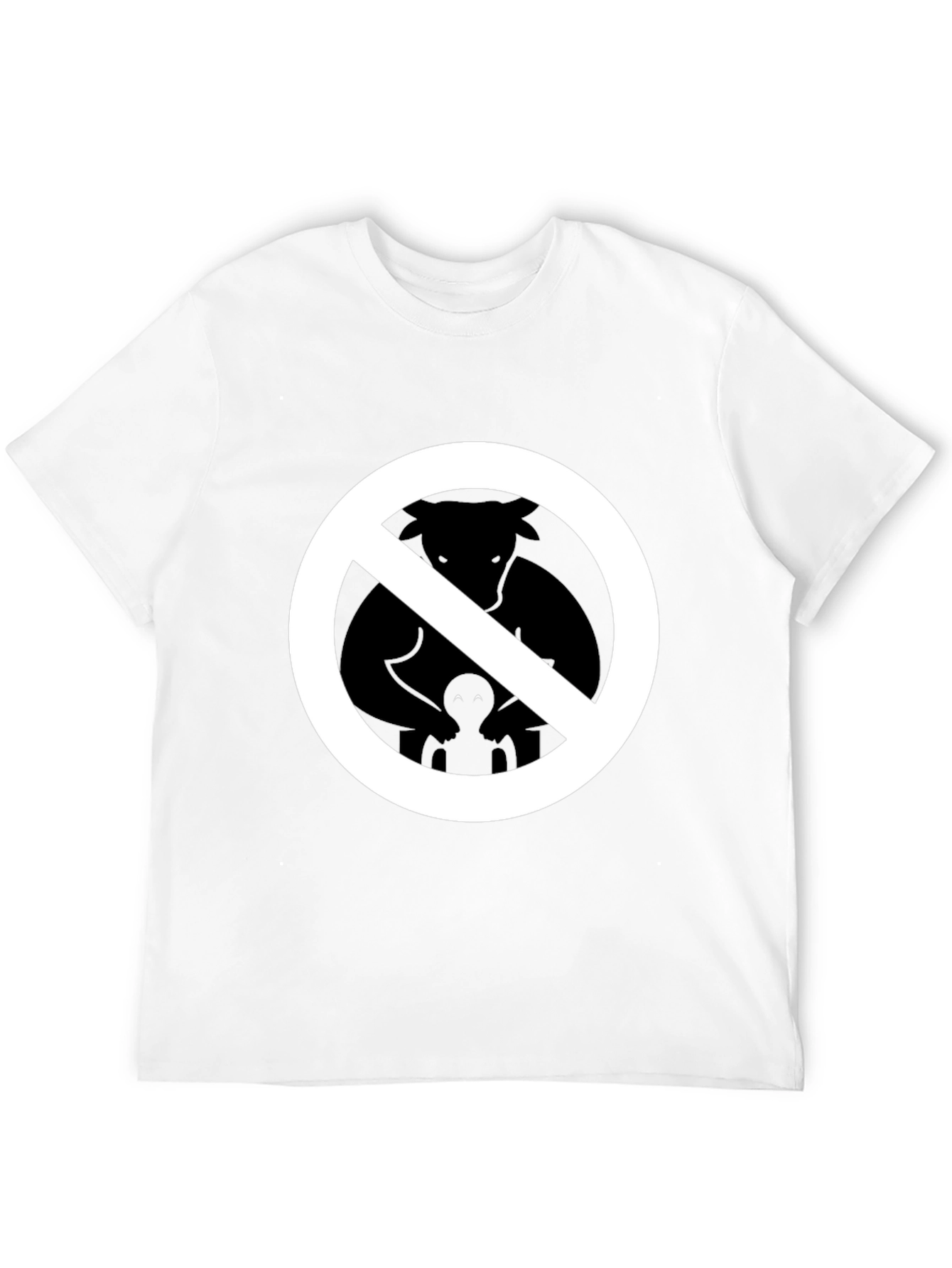 Black No Furries Black Graphic Tee view 12