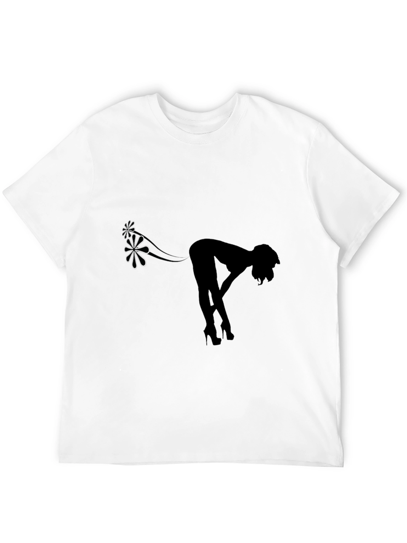 Black Humorous Silhouette Tee view 12
