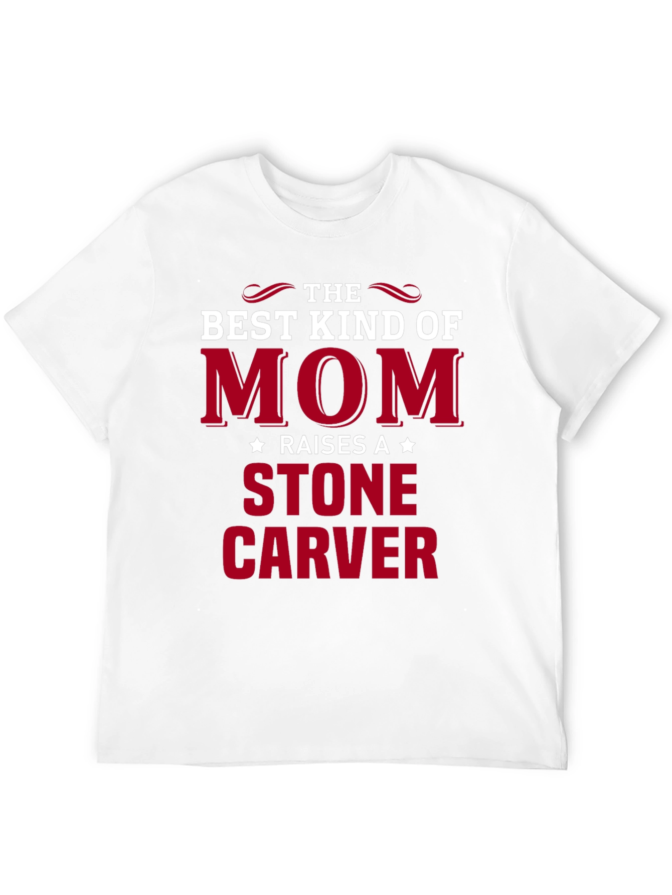 Black Best Kind of Mom Stone Carver T-Shirt view 12