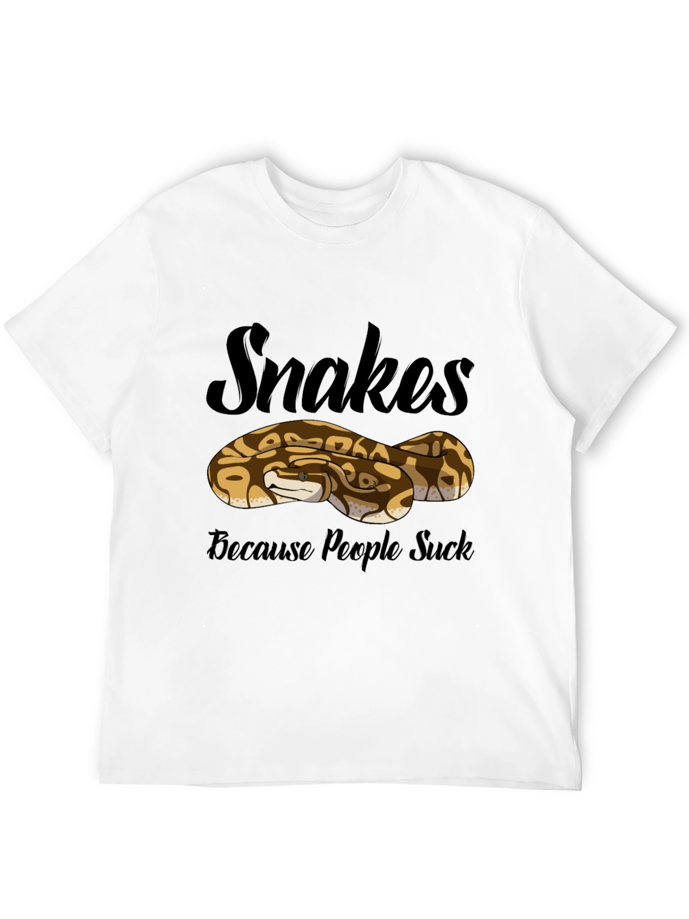Black Snakes Because People Suck T-Shirt view 12