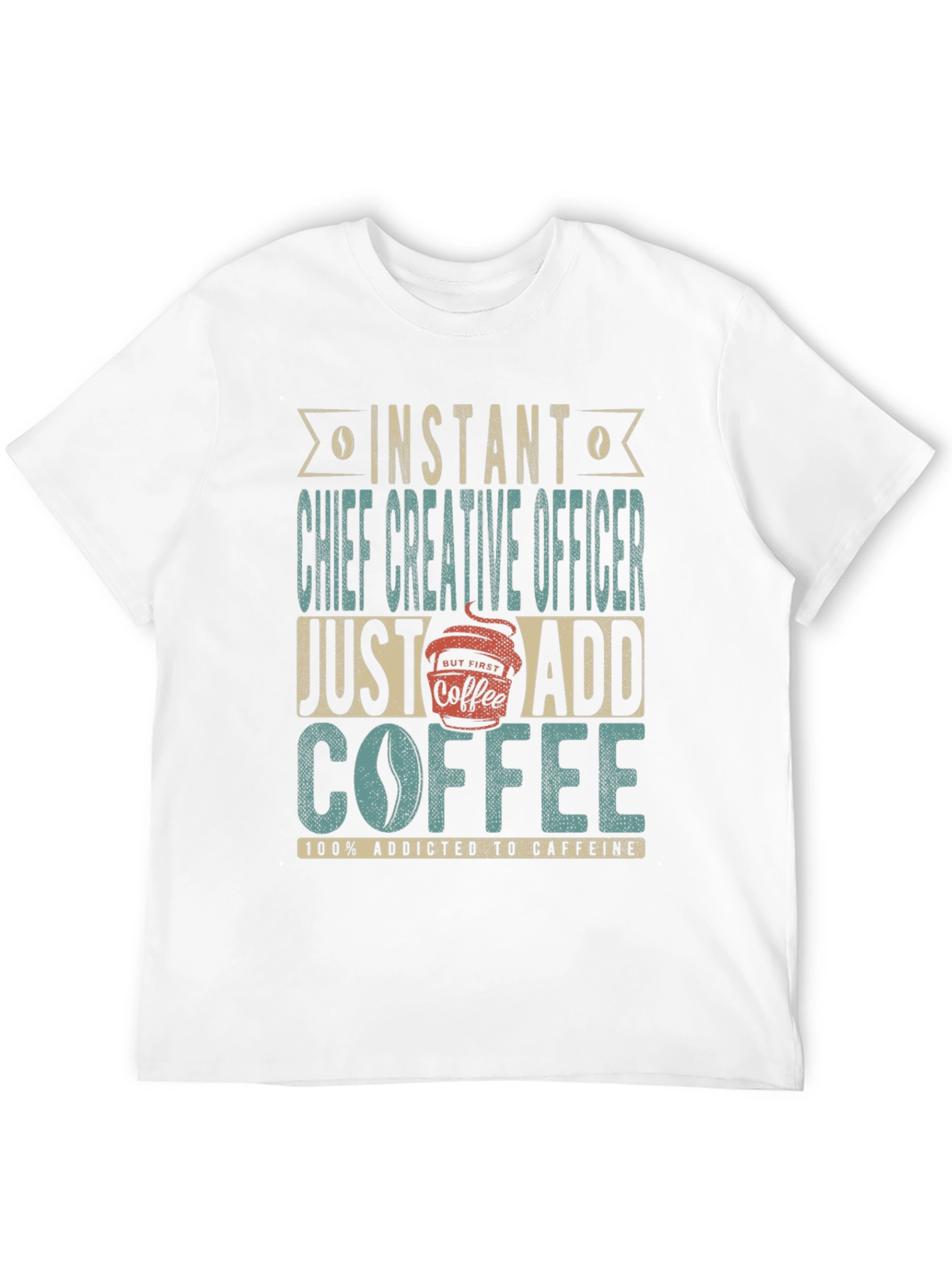 Black Instant Chief Creative Officer Coffee T-Shirt view 12