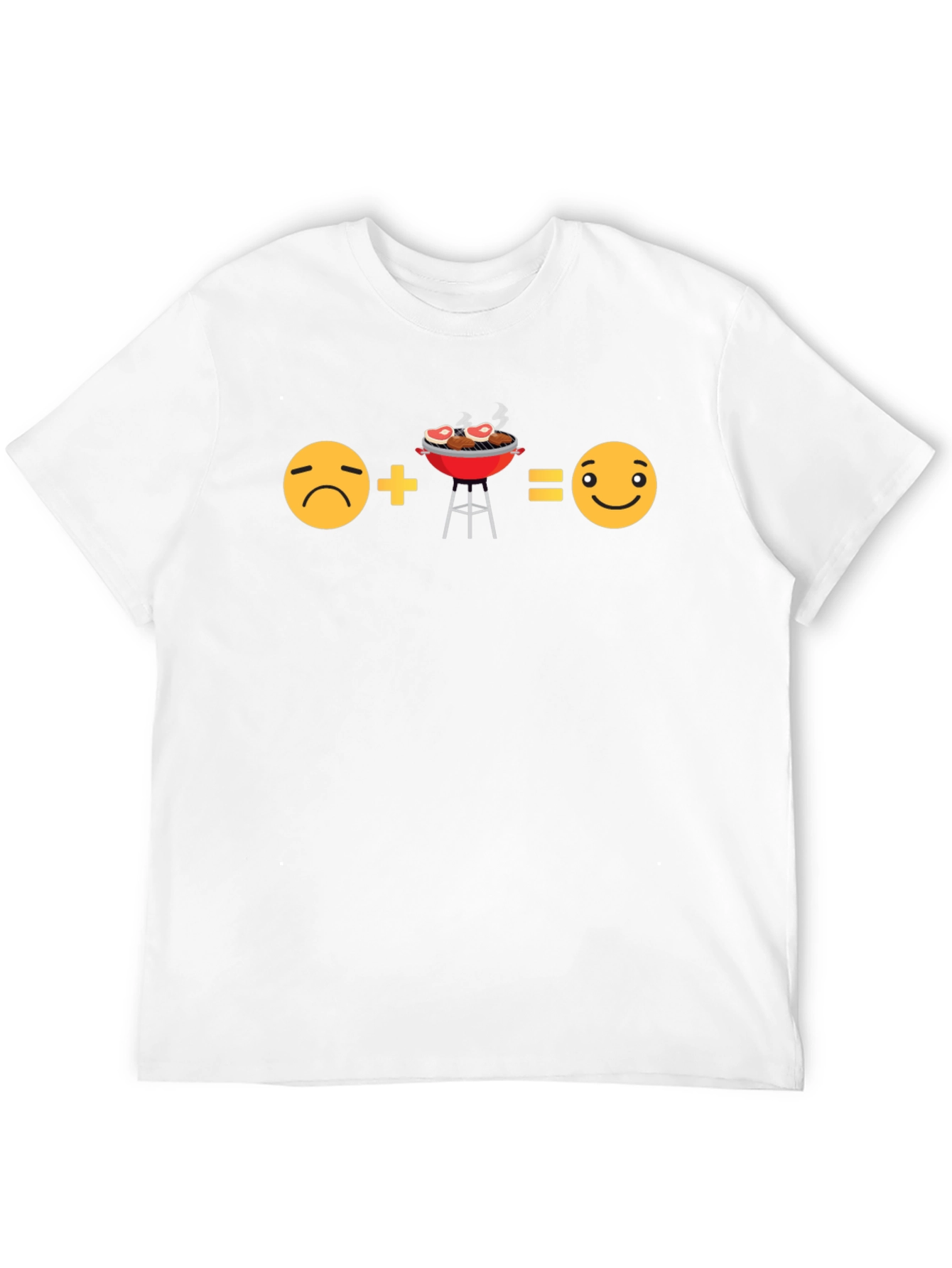 Black Funny BBQ T-Shirt - Grilling Makes You Happy! view 12