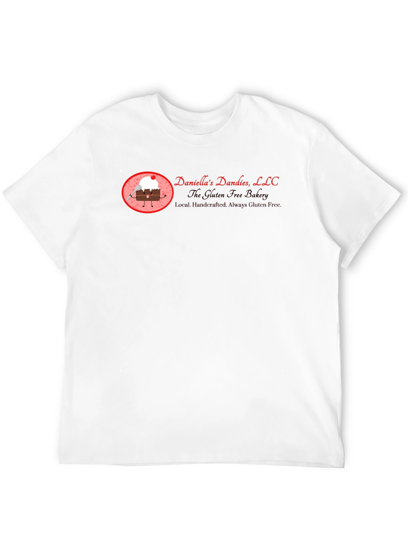 Black Daniella's Dandes LLC T-Shirt, Gluten-Free Bakery view 12