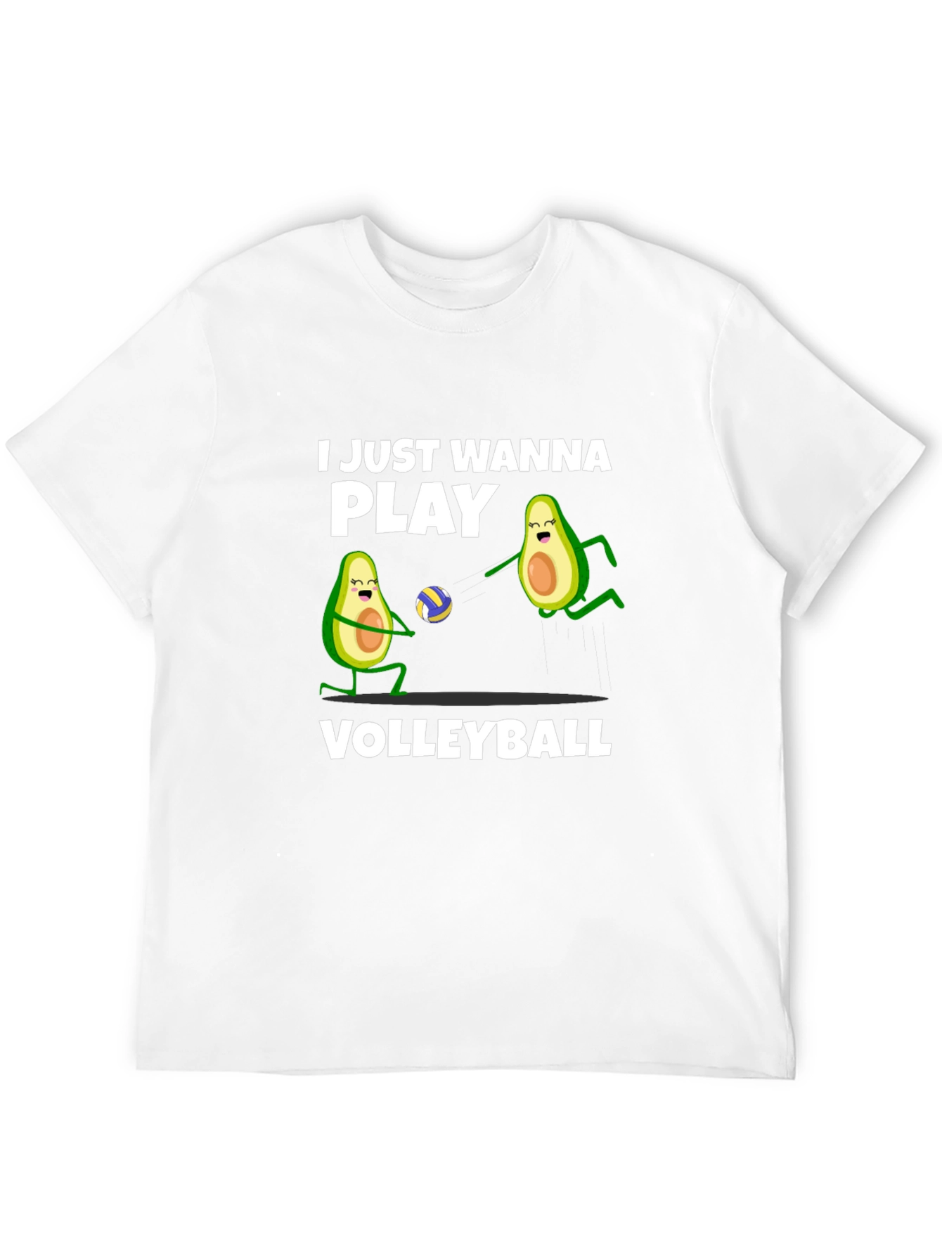 Black Avocado Volleyball T-Shirt view 12