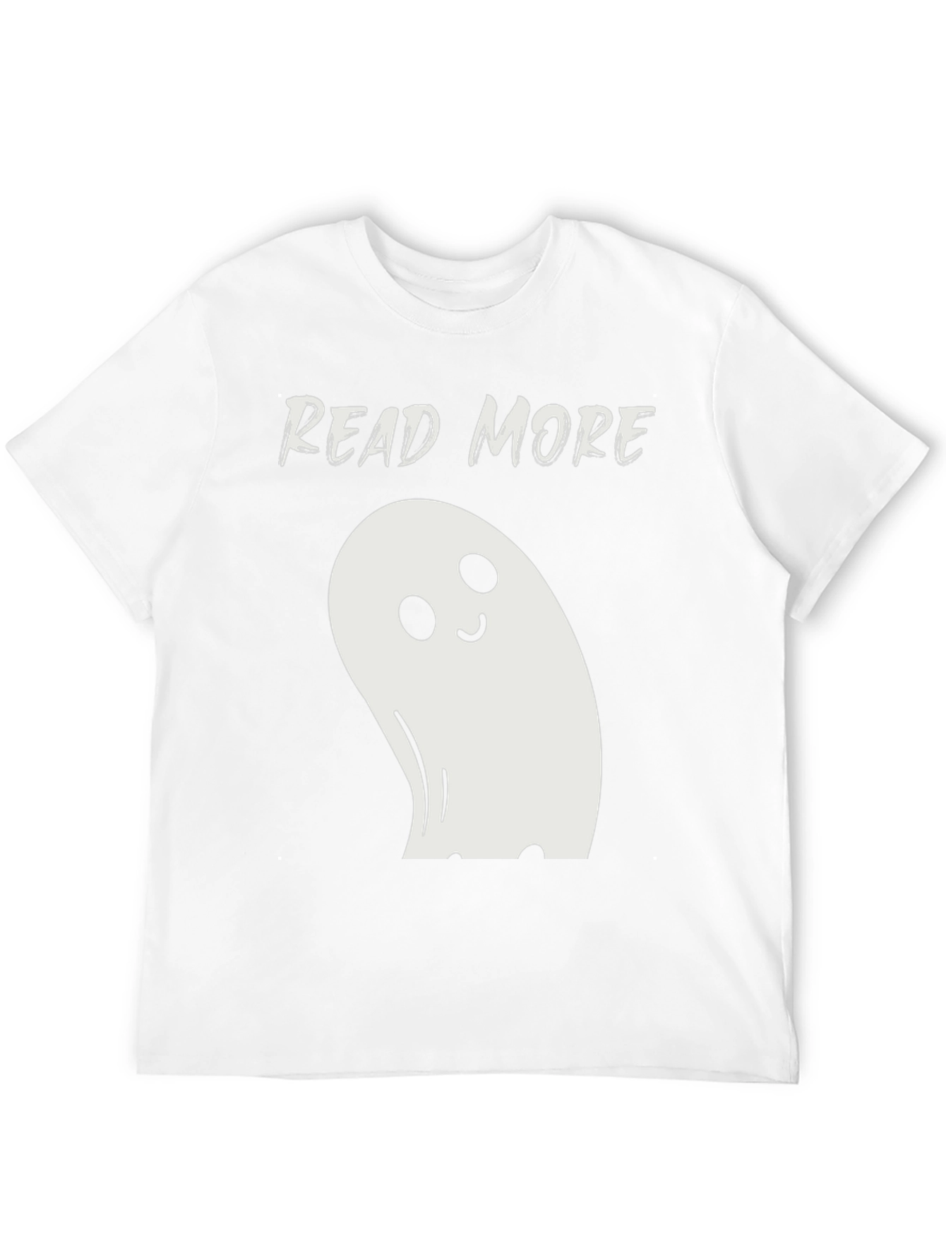 Black Read More Ghost T-Shirt - Black Cotton Blend view 12