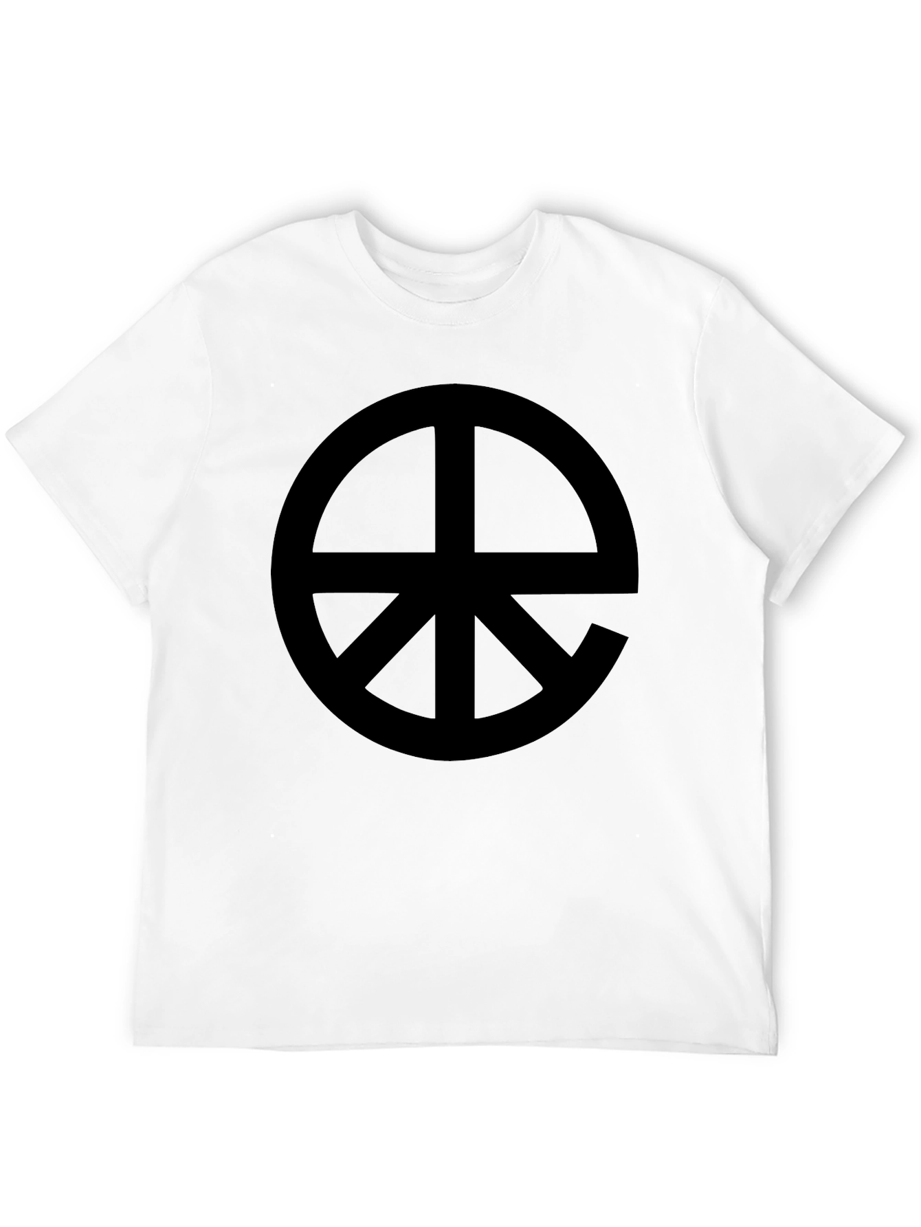 Black Symbolic Graphic Tee - Black Cotton Blend view 12