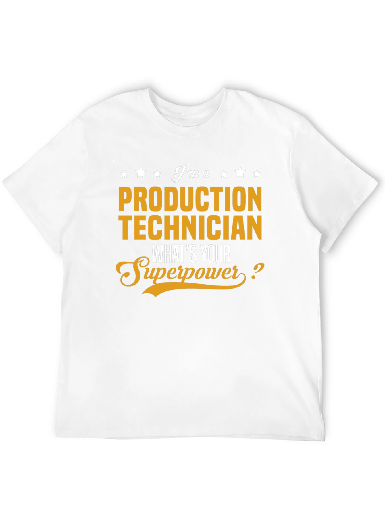 Black Production Technician Superpower T-Shirt view 12