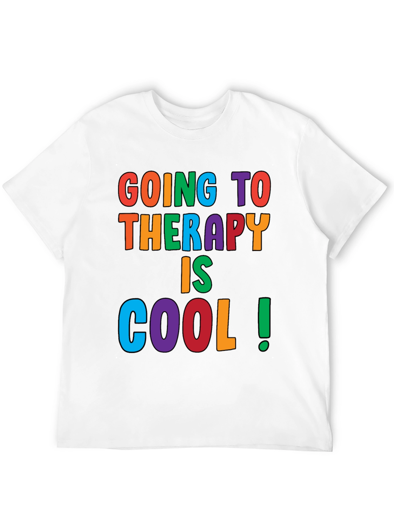 Black Therapy Is Cool Graphic Tee - Comfort Fit view 12