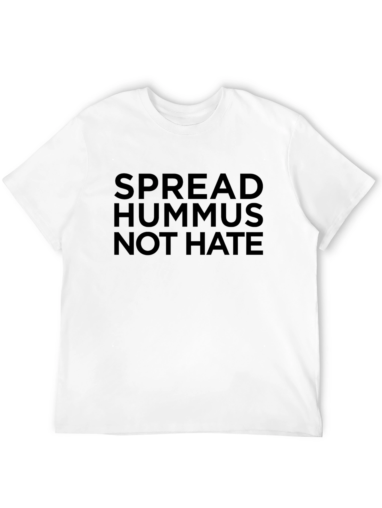 Black Spread Hummus Not Hate Black Graphic Tee view 12