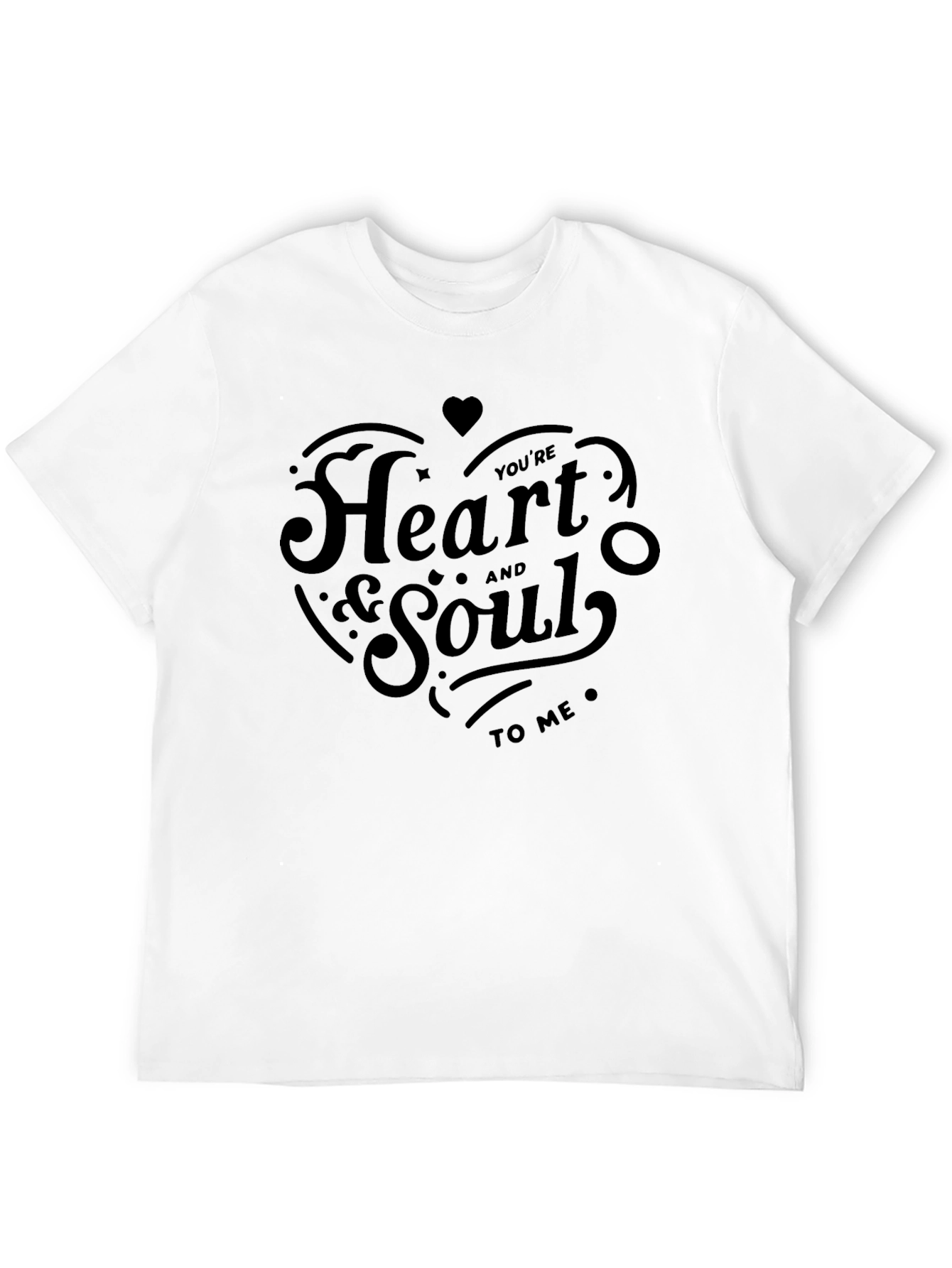 Black Heart and Soul Graphic Tee - Black view 12