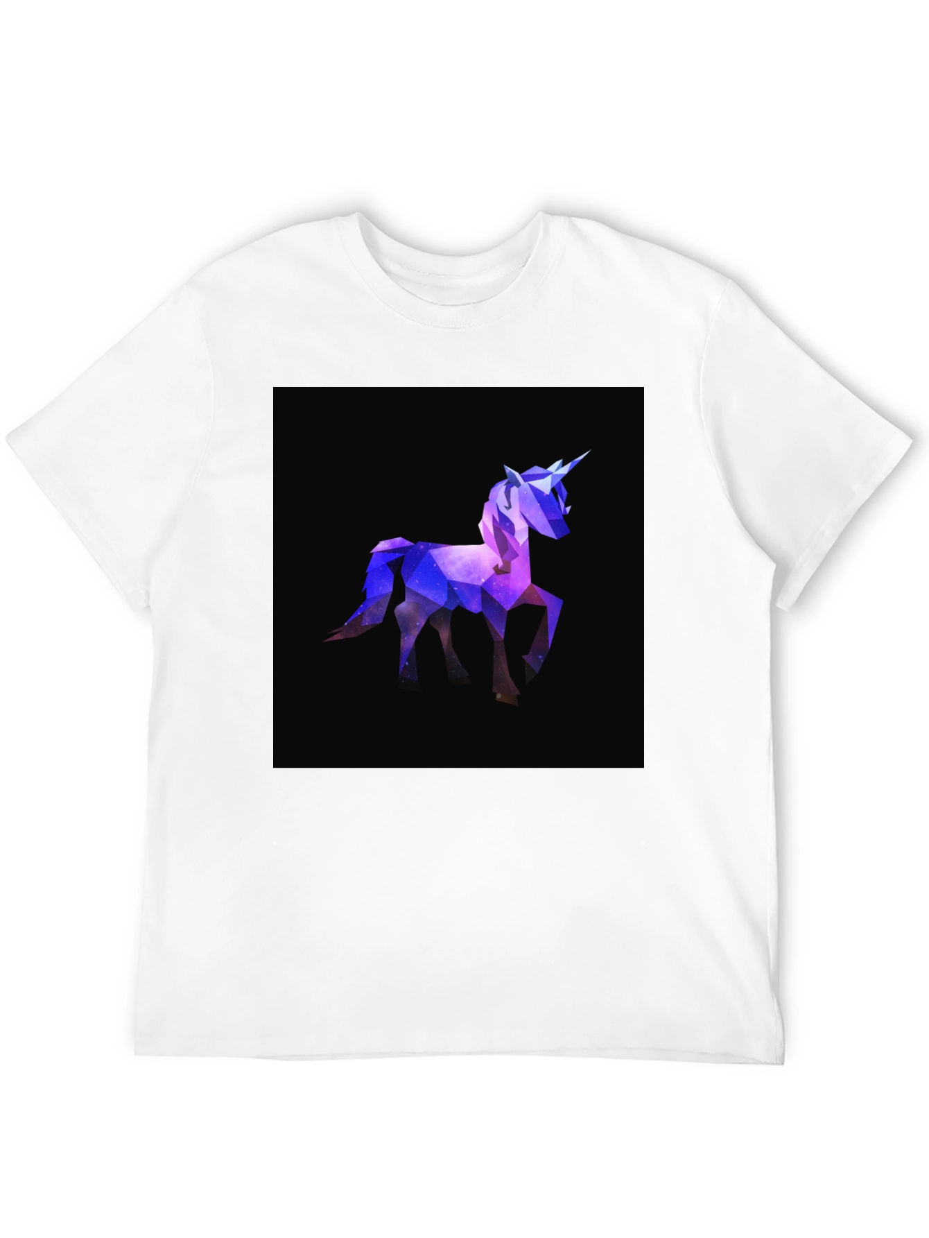 Black Geometric Unicorn T-Shirt - Stylish Graphic Tee view 12