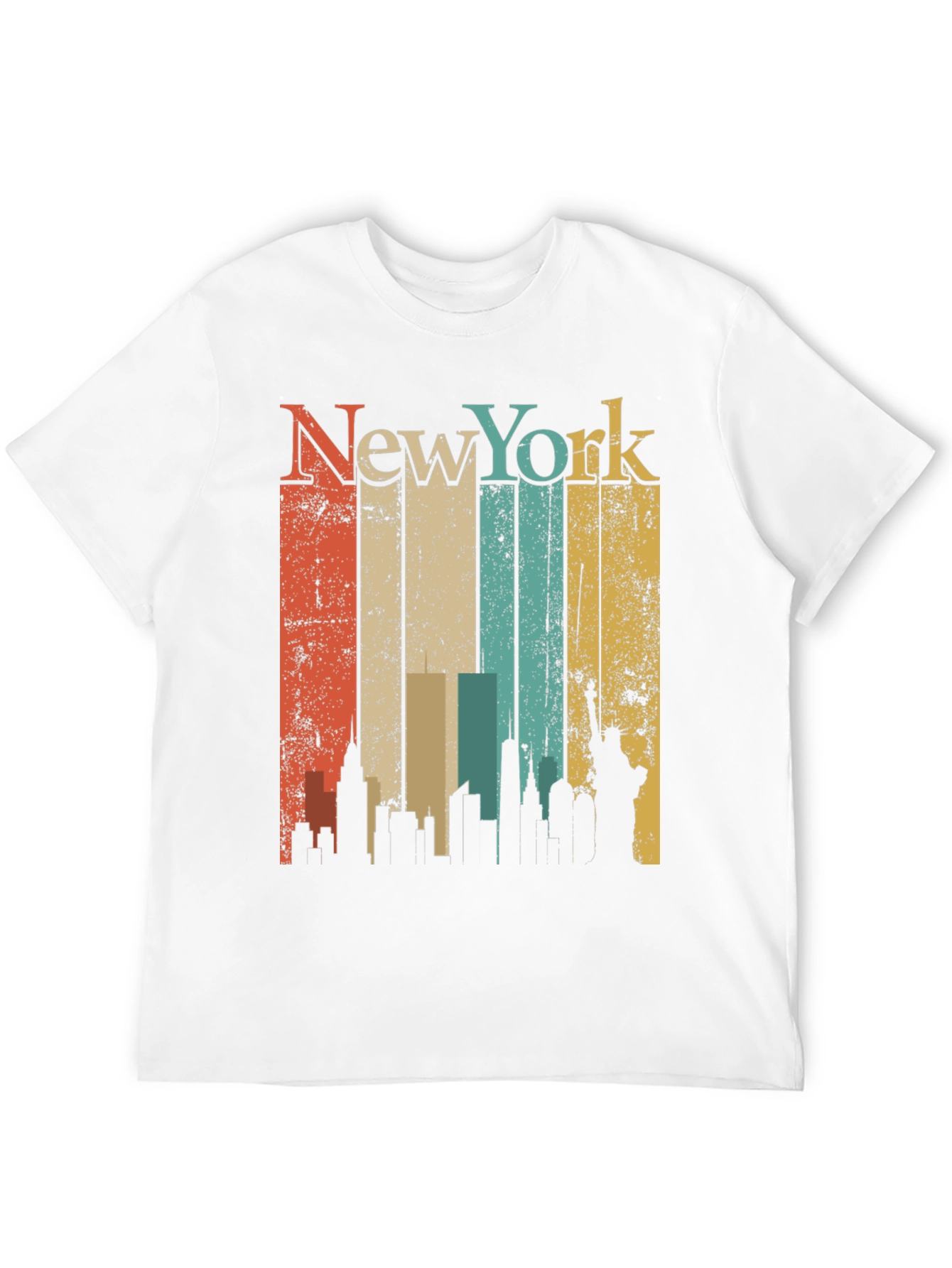 Vintage New York Skyline Graphic T-Shirt - 12