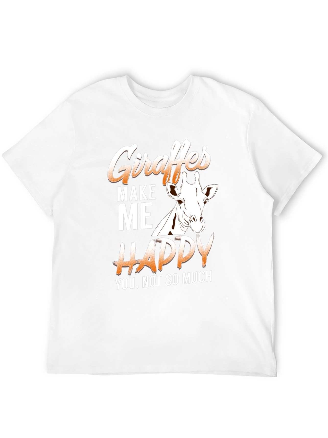 Black Giraffe Graphic T-Shirt - Funny Animal Lover Tee view 12