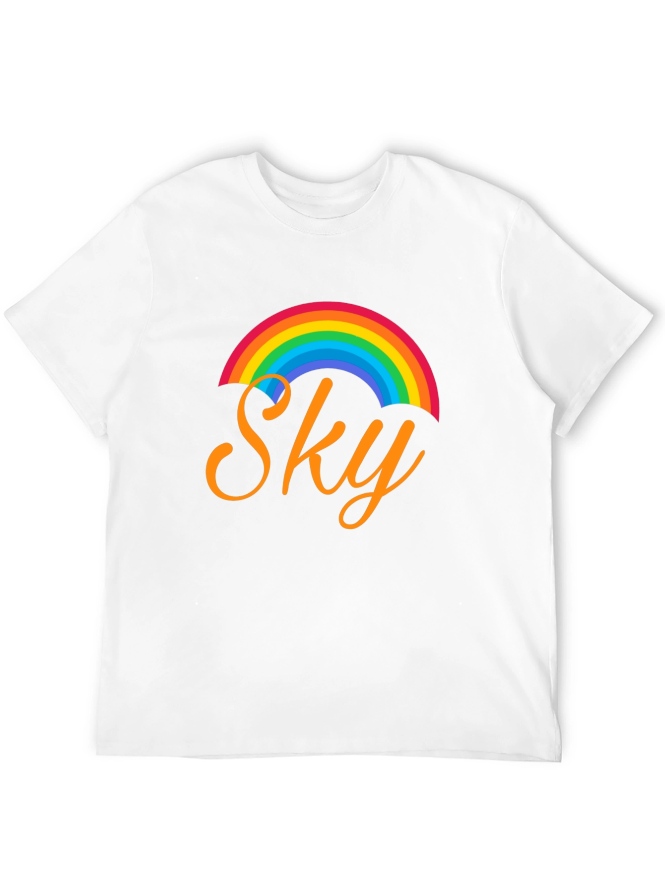 Rainbow Sky Graphic T-Shirt - 12