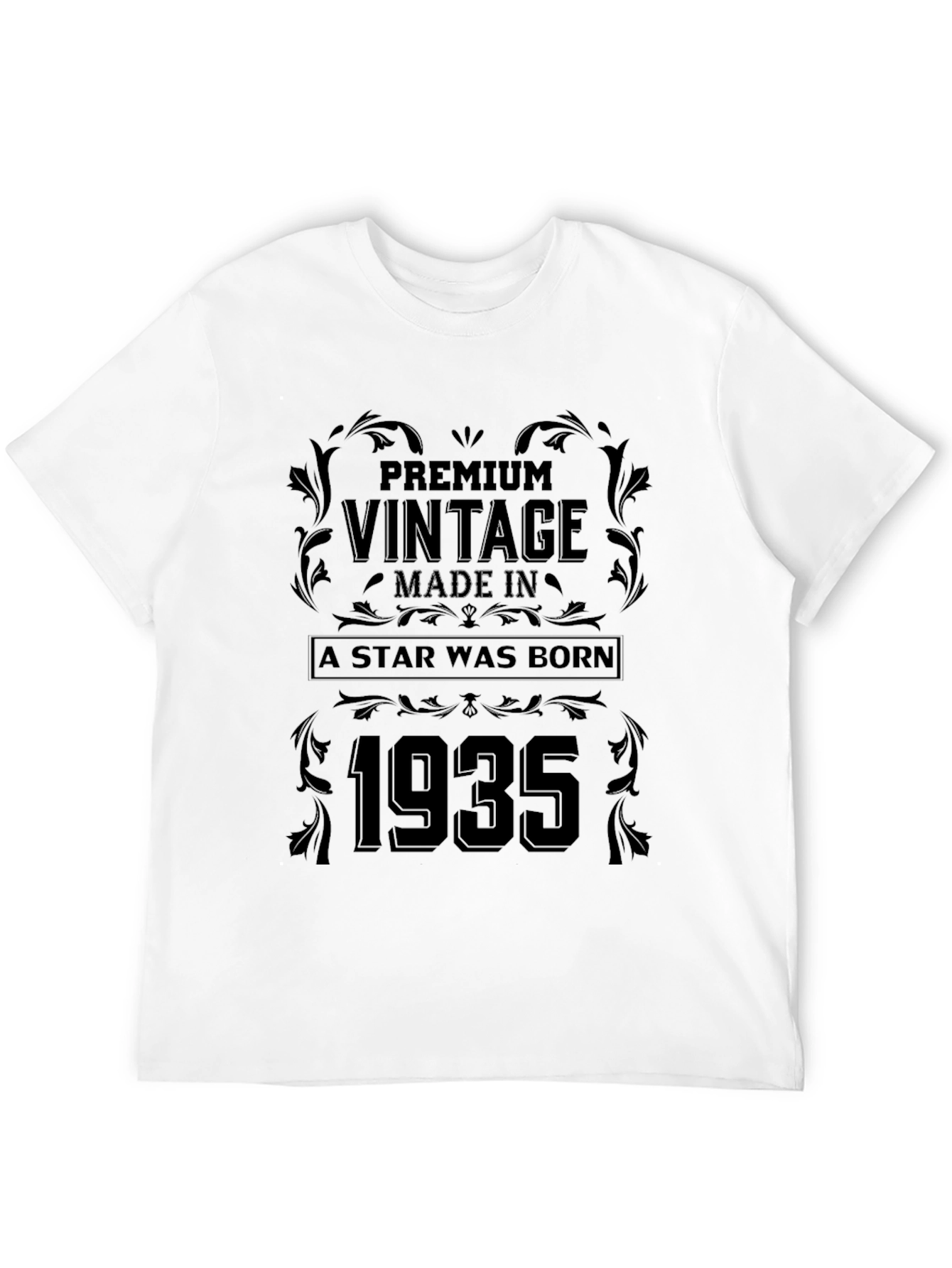 Black Premium Vintage 1935 T-Shirt view 12