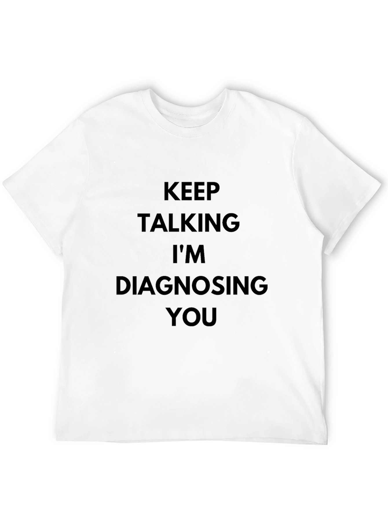 Black Diagnosing You Graphic Tee - Black T-Shirt view 12