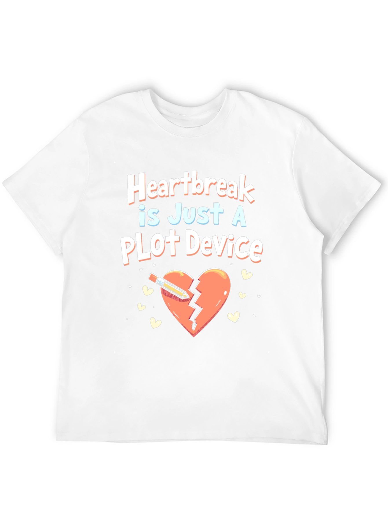 Black Heartbreak Plot Device Graphic Novelty T-Shirt view 12