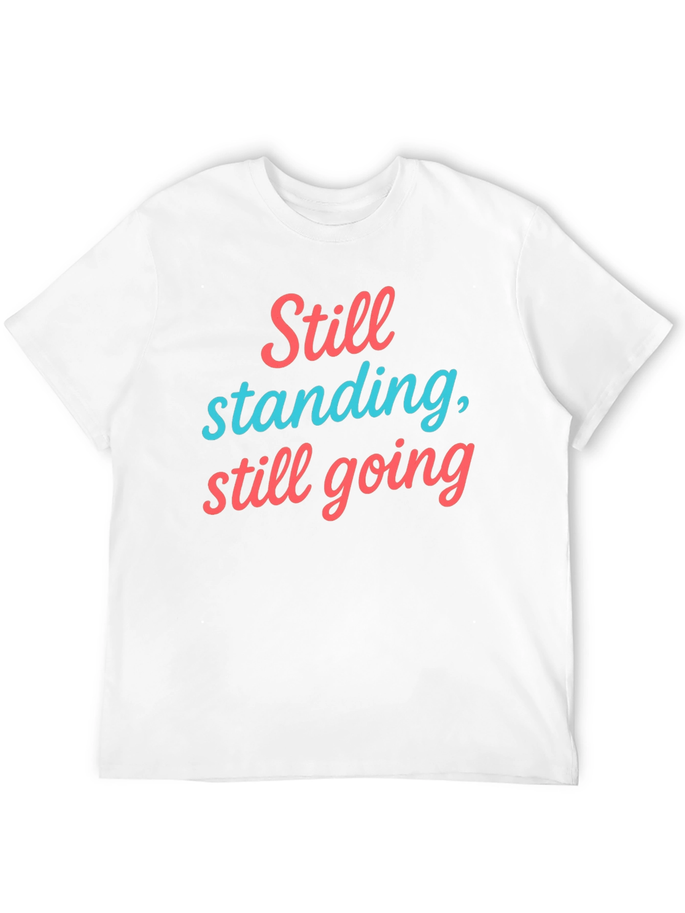 Black Still Standing T-Shirt - Comfort Fit Cotton Tee view 12