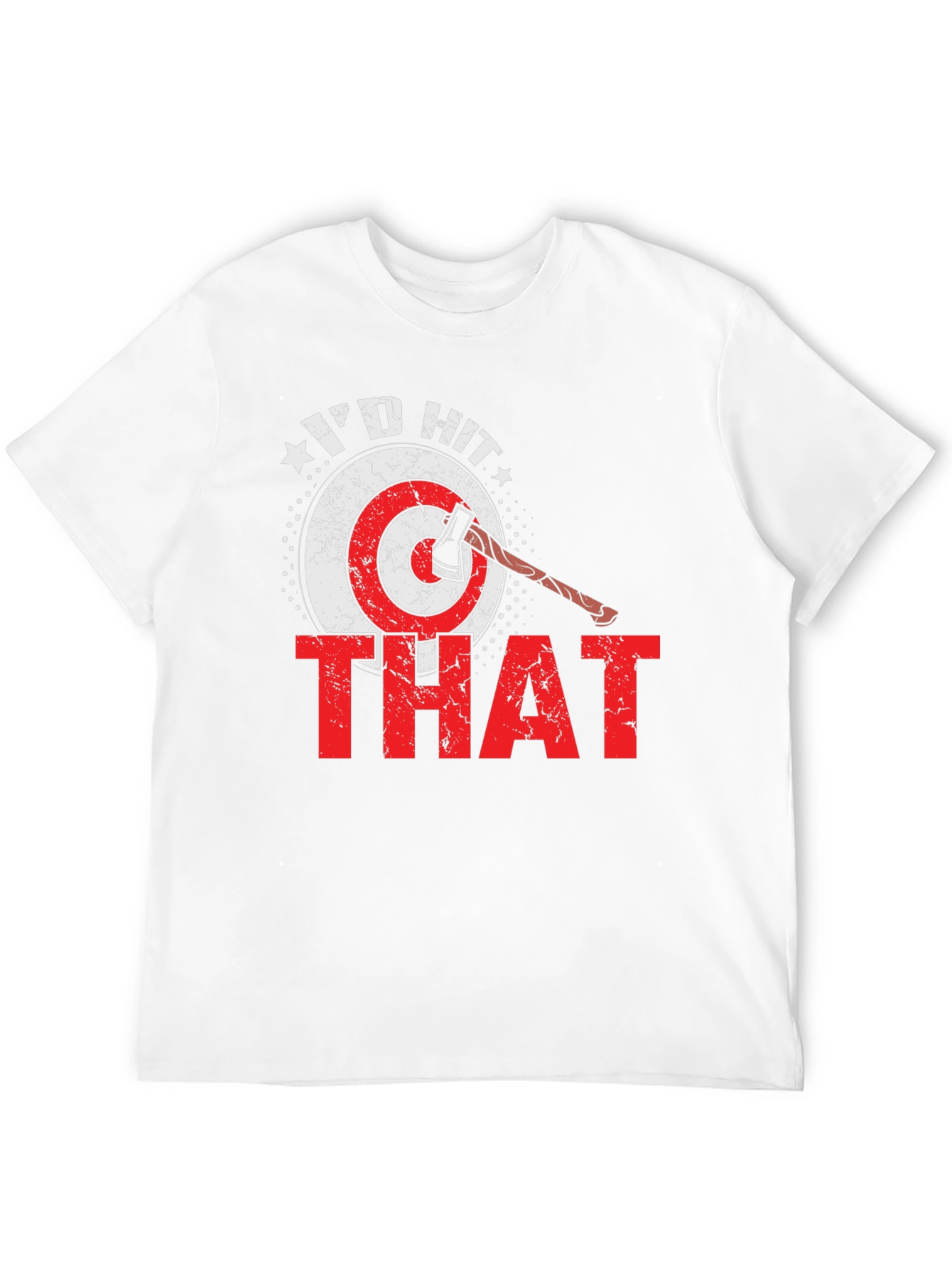 Black I'd Hit That Axe Throwing T-Shirt view 12