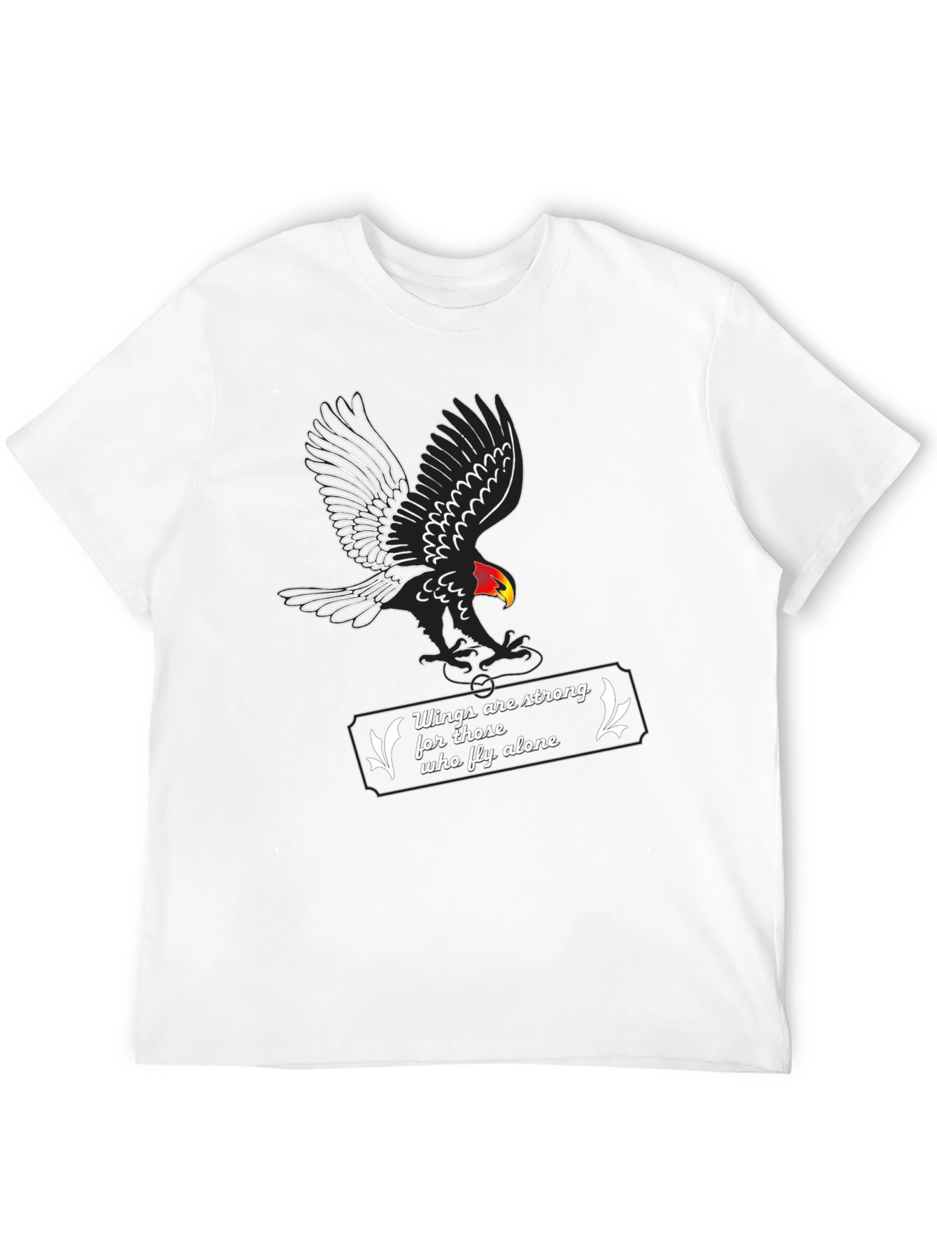 Black Eagle Wings Tee - Strong & Alone view 12