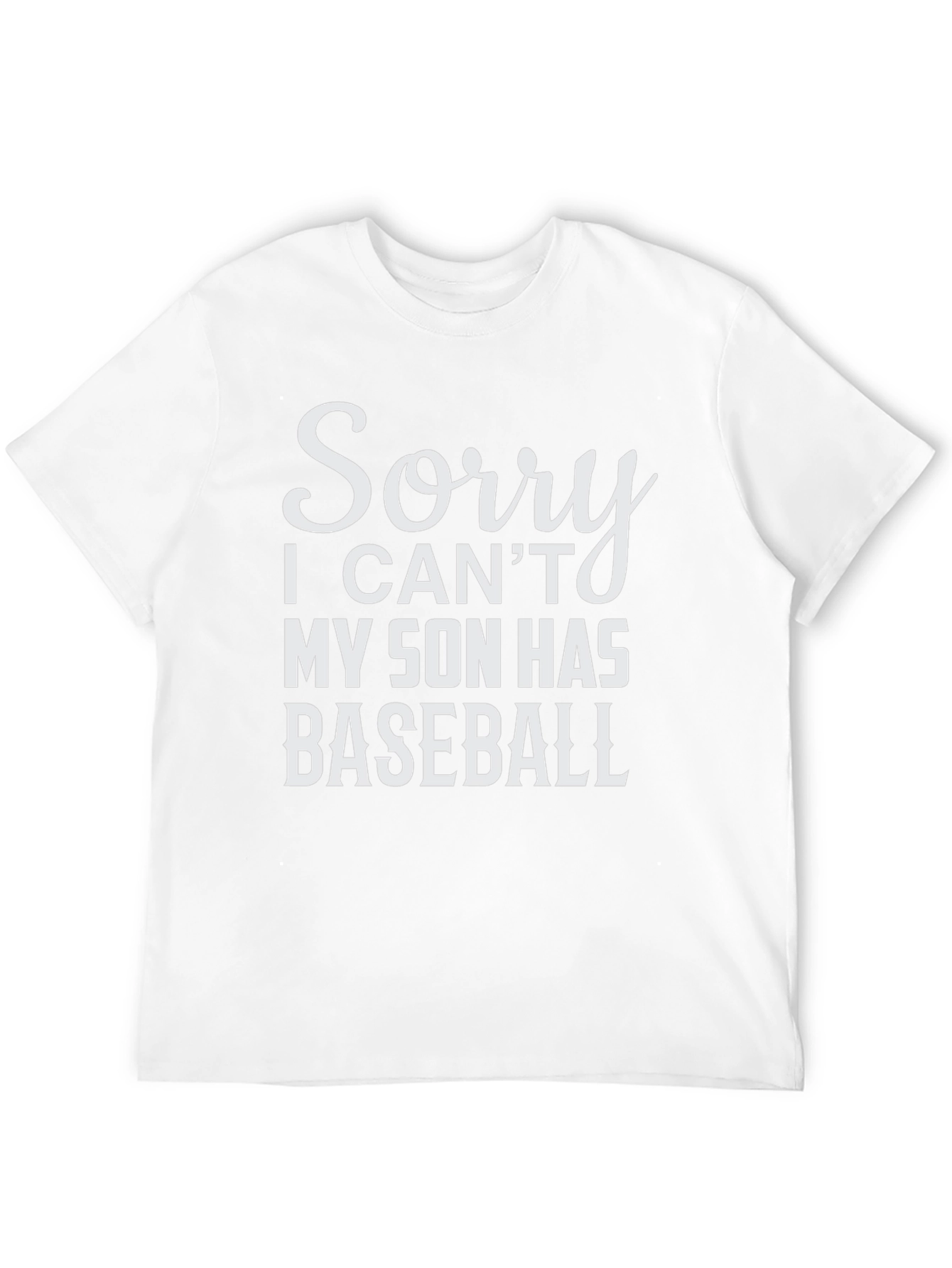 Black Funny Baseball Dad T-Shirt - Son's Baseball Game Tee view 12