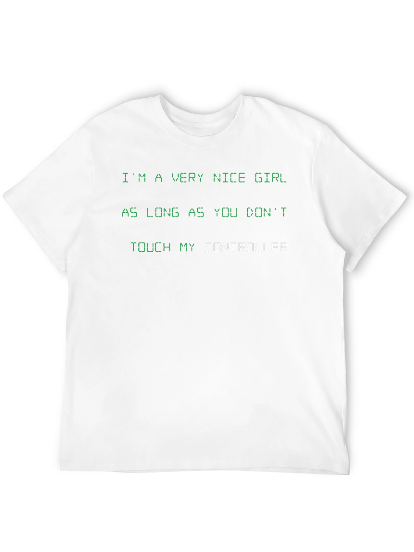 Black Gamer Girl Funny T-Shirt - I'm a Very Nice Girl view 12