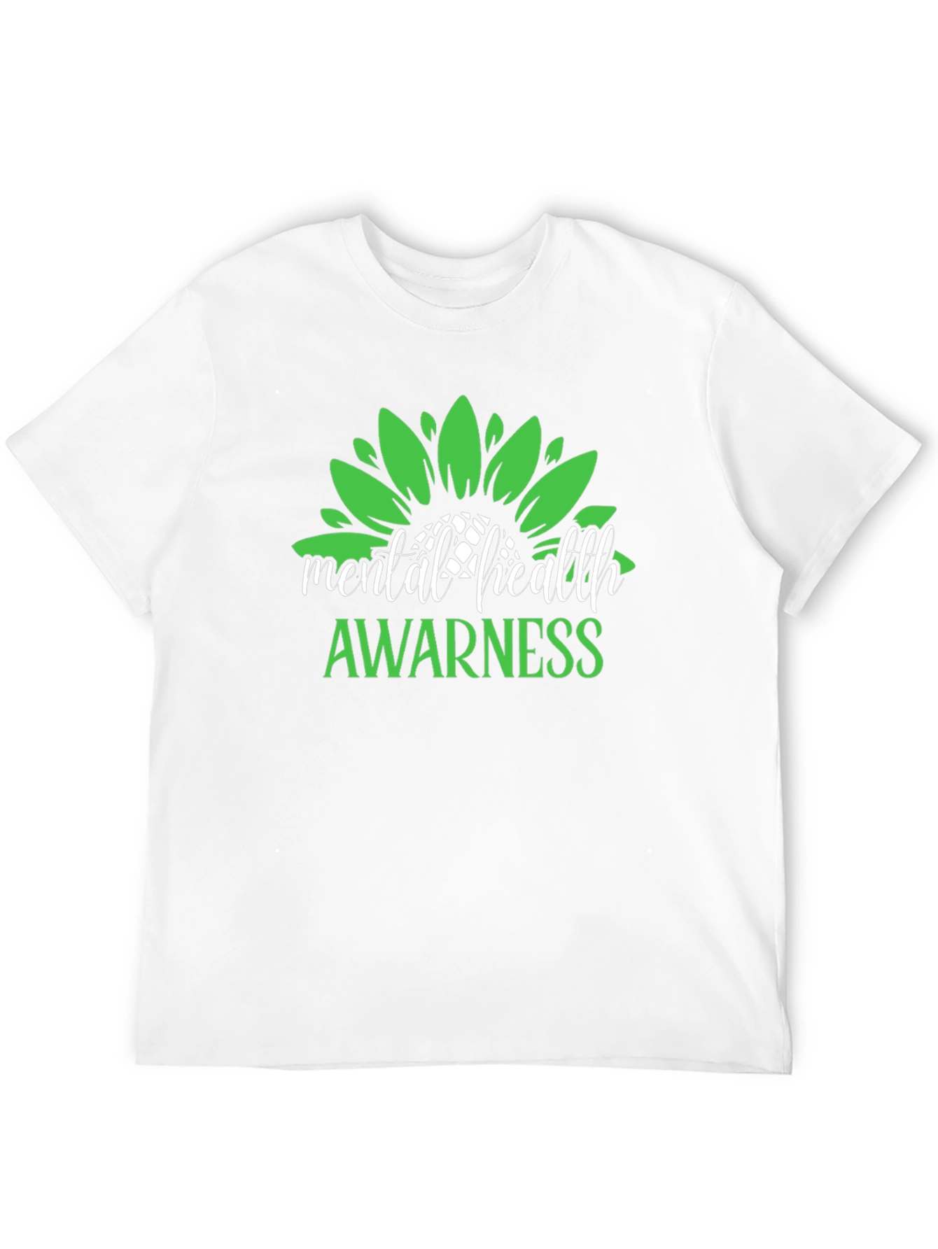 Black Mental Health Awareness Sunflower Graphic Tee view 12