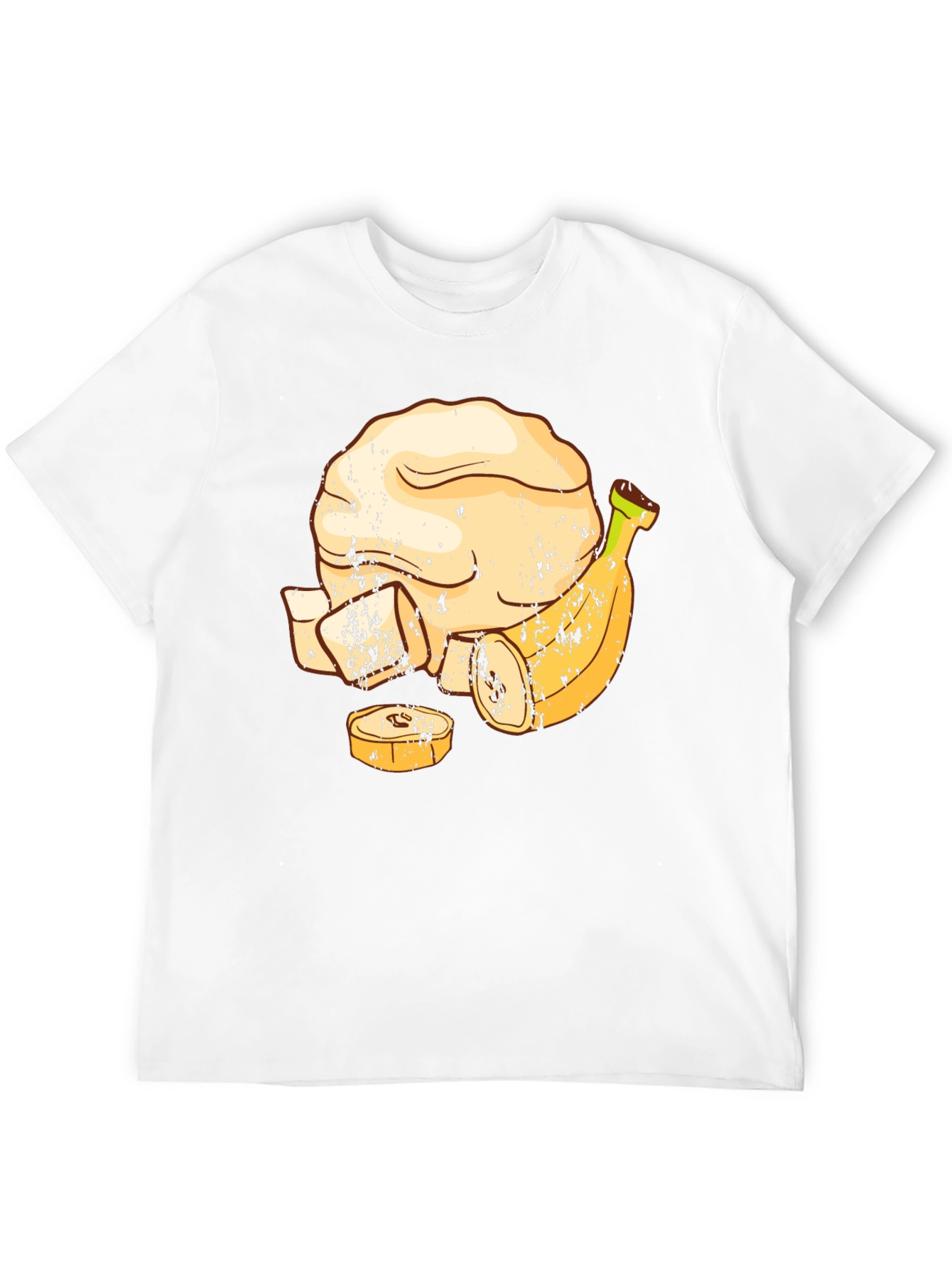 Black Banana Bread Graphic Tee - Novelty Food Shirt view 12