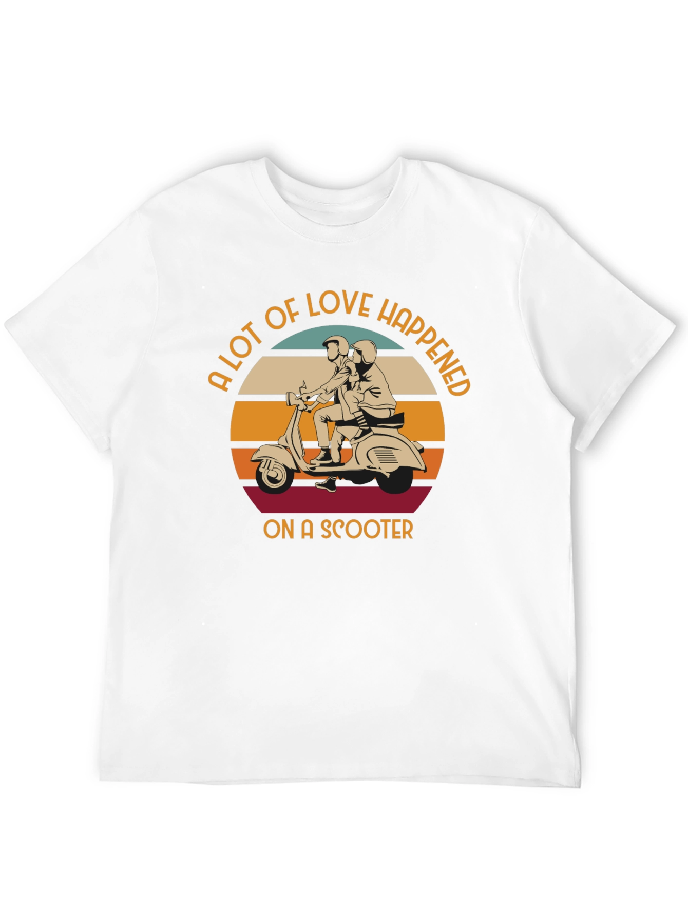 Black Love Happened on a Scooter T-Shirt view 12