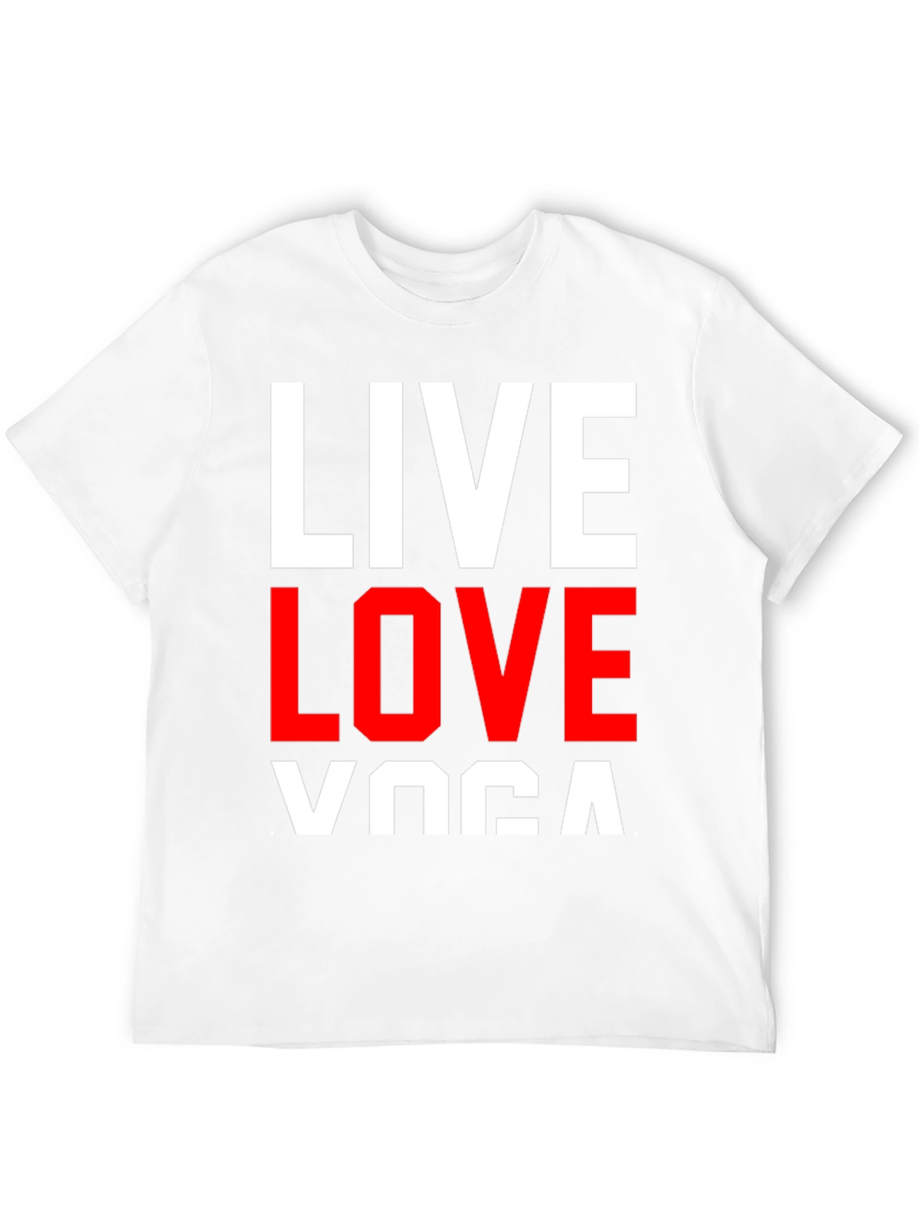 Live Love Yoga Graphic Tee - Black - 12