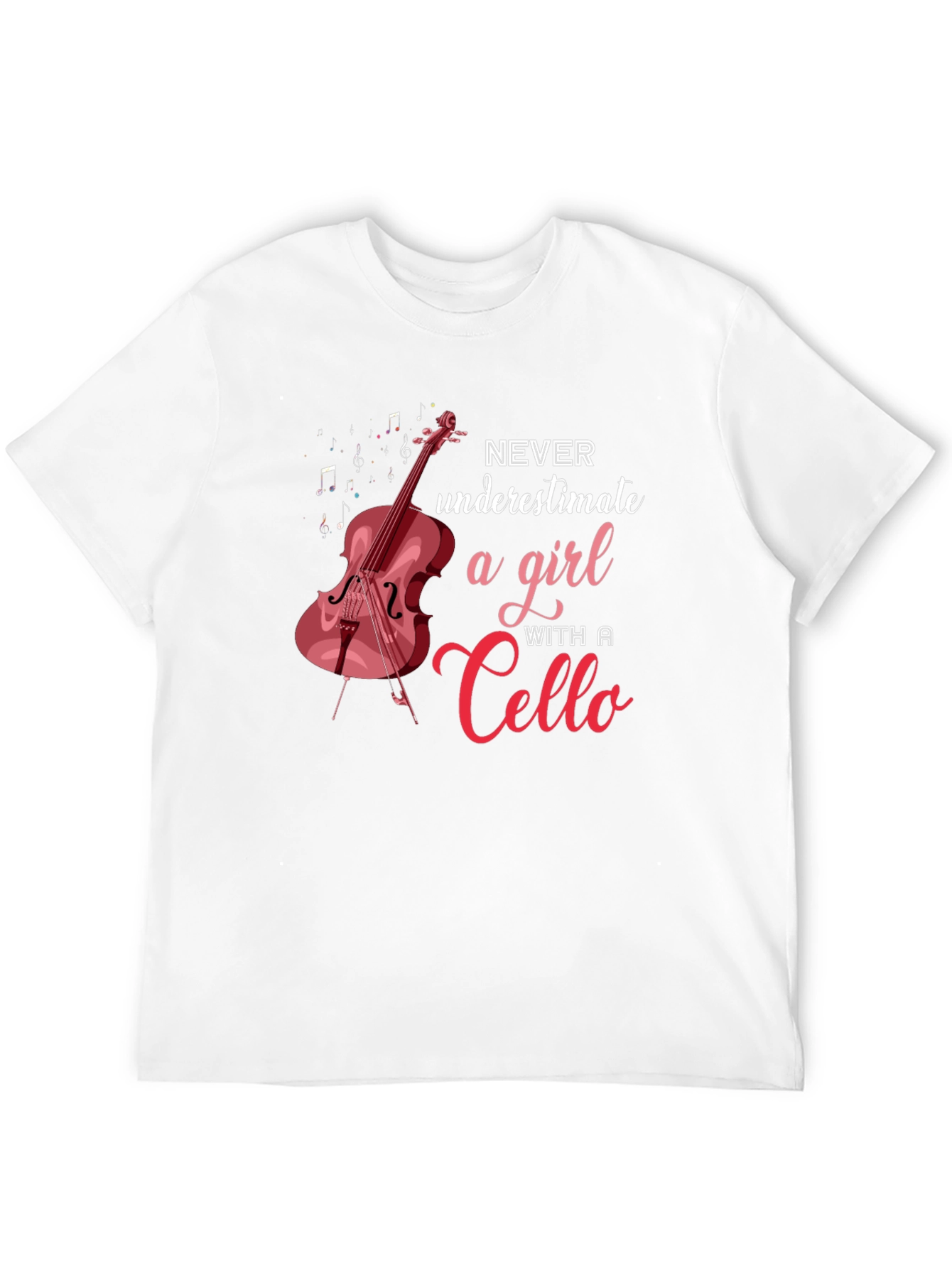 Cello Girl T-Shirt: Music Lover Tee - 12