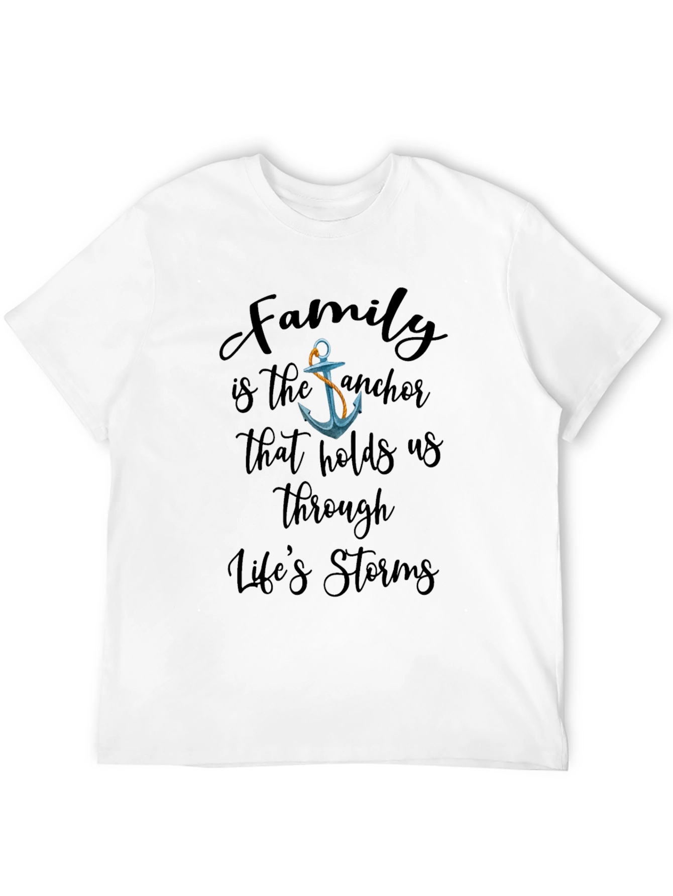 Black Family Anchor Graphic T-Shirt view 12