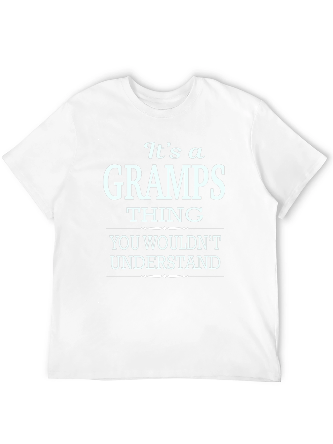 Black It's a Gramps Thing - Funny Men's T-Shirt view 12
