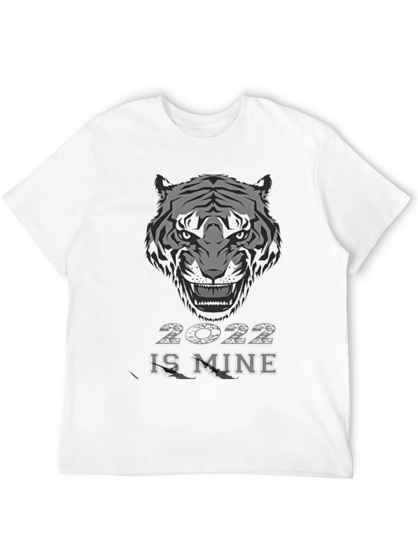 Black Year of the Tiger 2022 Graphic T-Shirt view 12