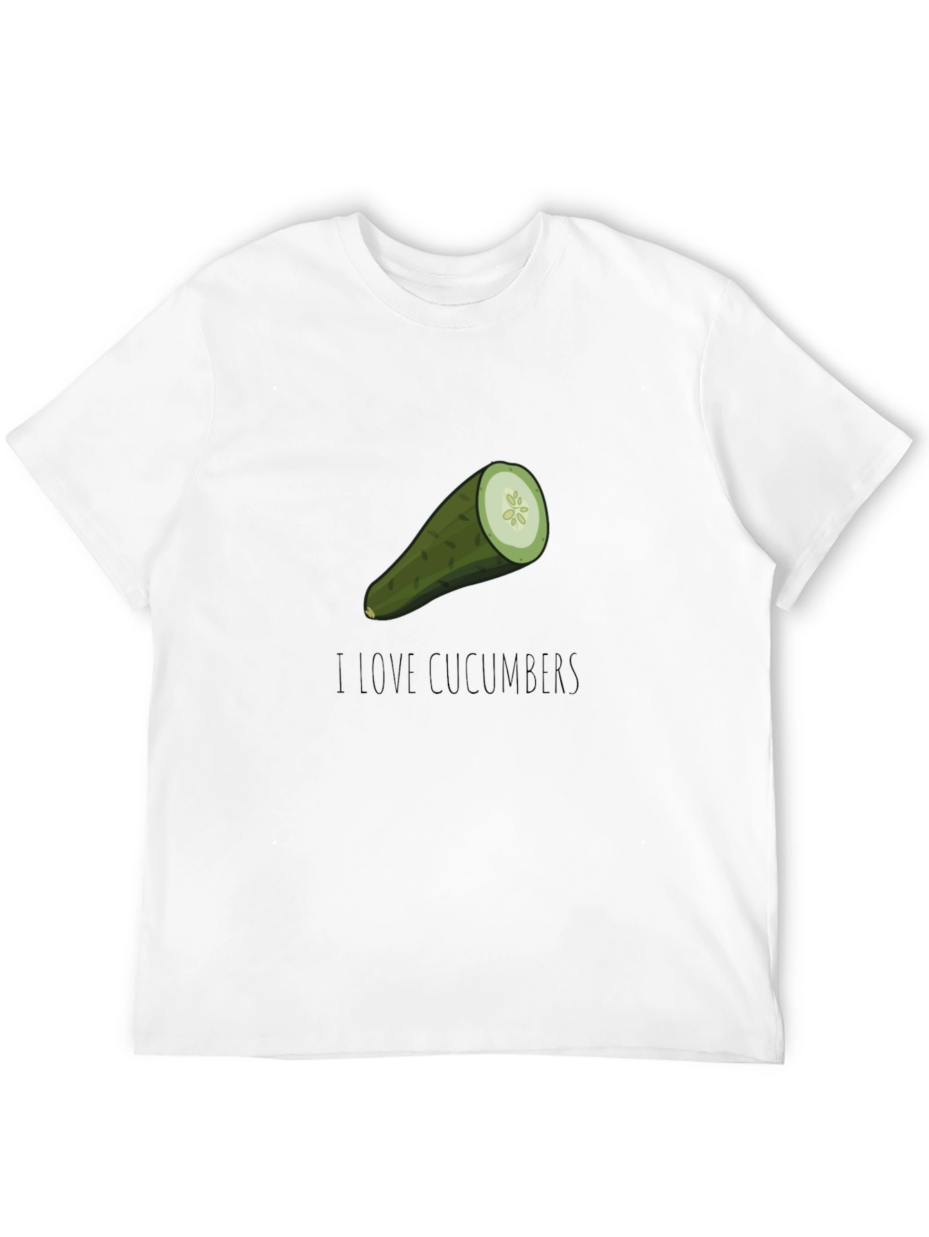 I Love Cucumbers Graphic T-Shirt - 12