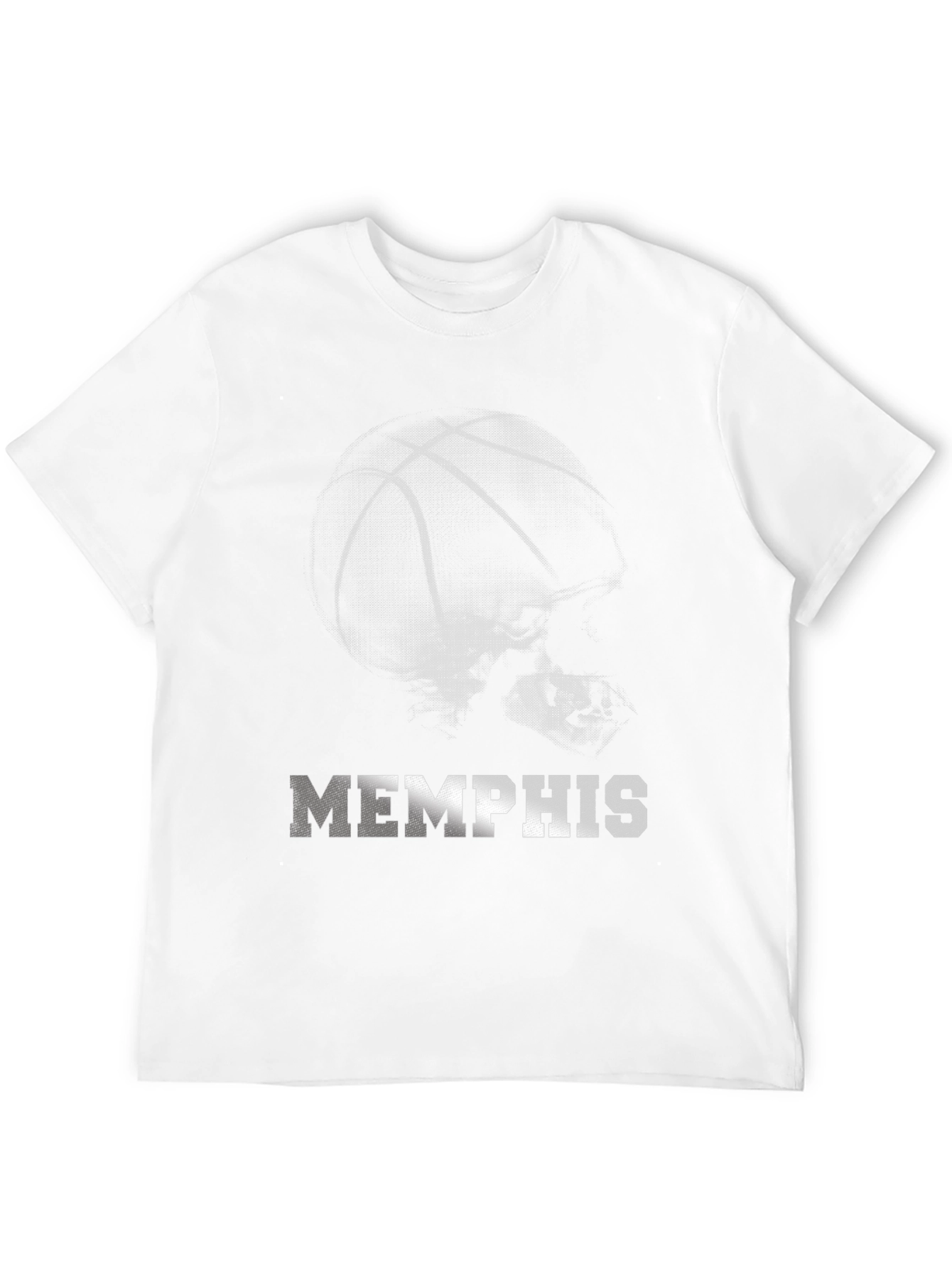 Black Memphis Basketball Graphic Tee - Black view 12