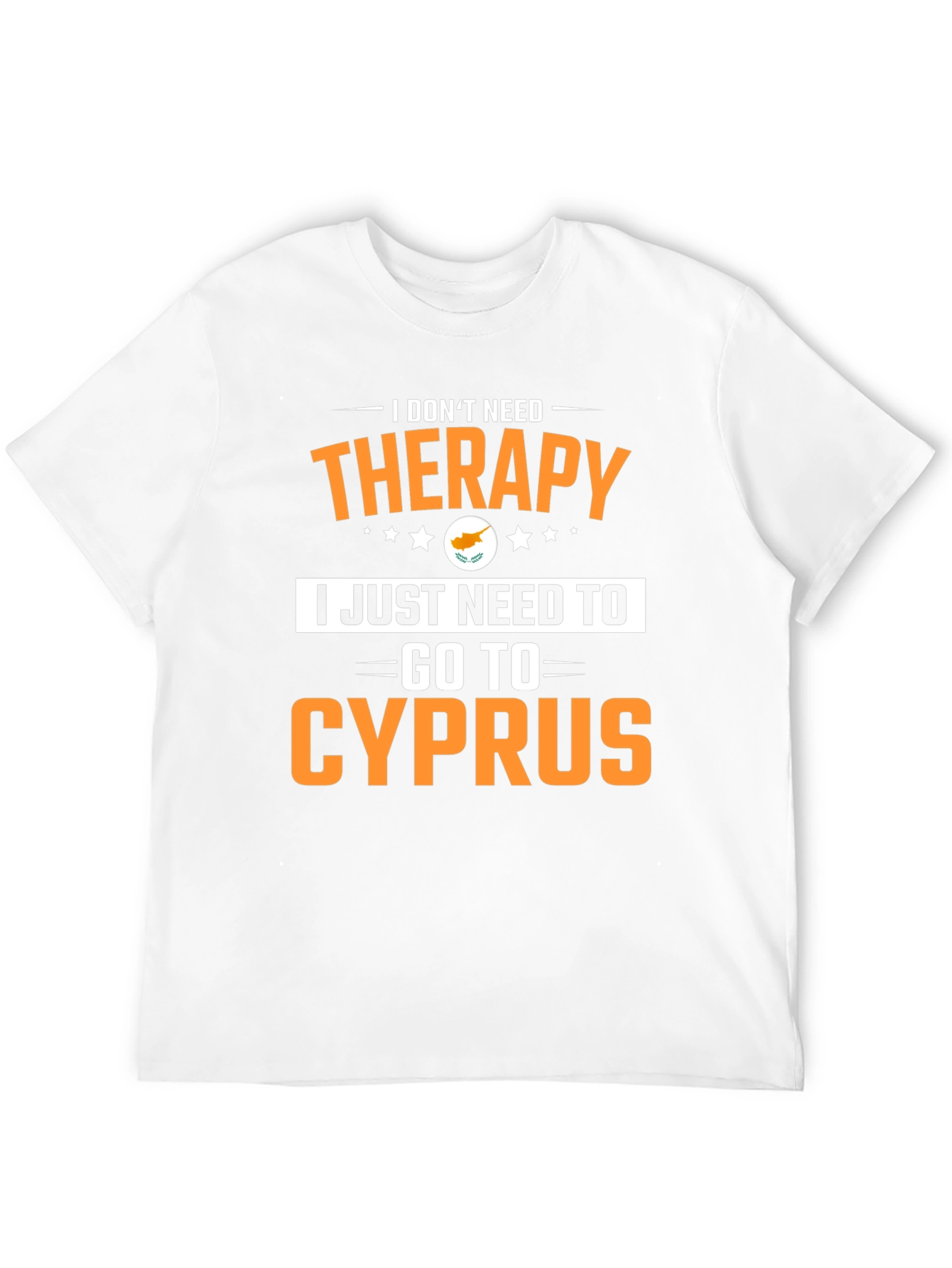 Black Therapy Cyprus Novelty Graphic T-Shirt view 12