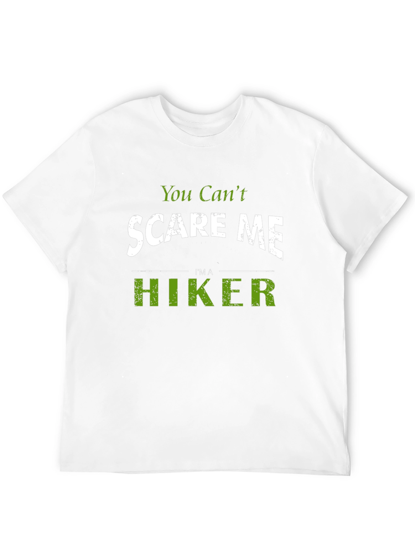 Black Funny Hiker T-Shirt - You Can't Scare Me, I'm A Hiker view 12