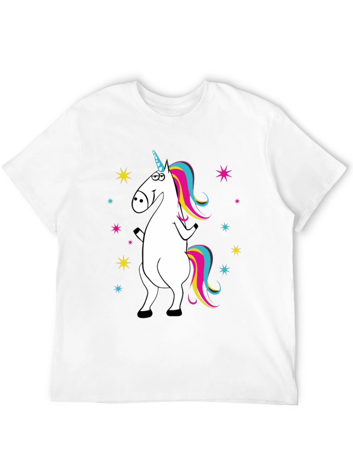 Black Unicorn Graphic Black T-Shirt - Fun & Whimsical Design view 12