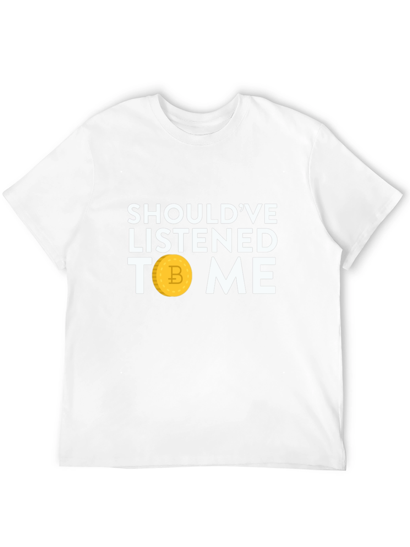 Black Bitcoin Crypto T-Shirt - Should've Listened to Me! view 12