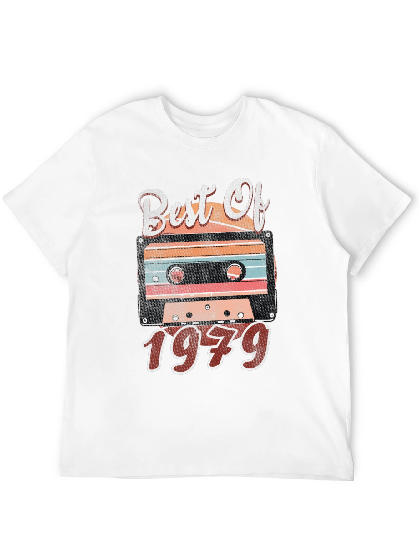 Black Best Of 1979 Cassette Tape Graphic T-Shirt view 12