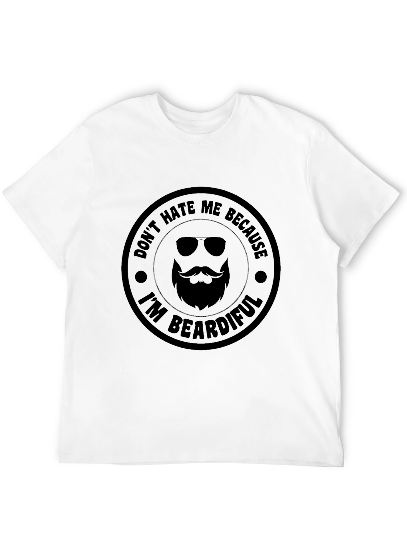 Black Beardiful Black T-Shirt view 12