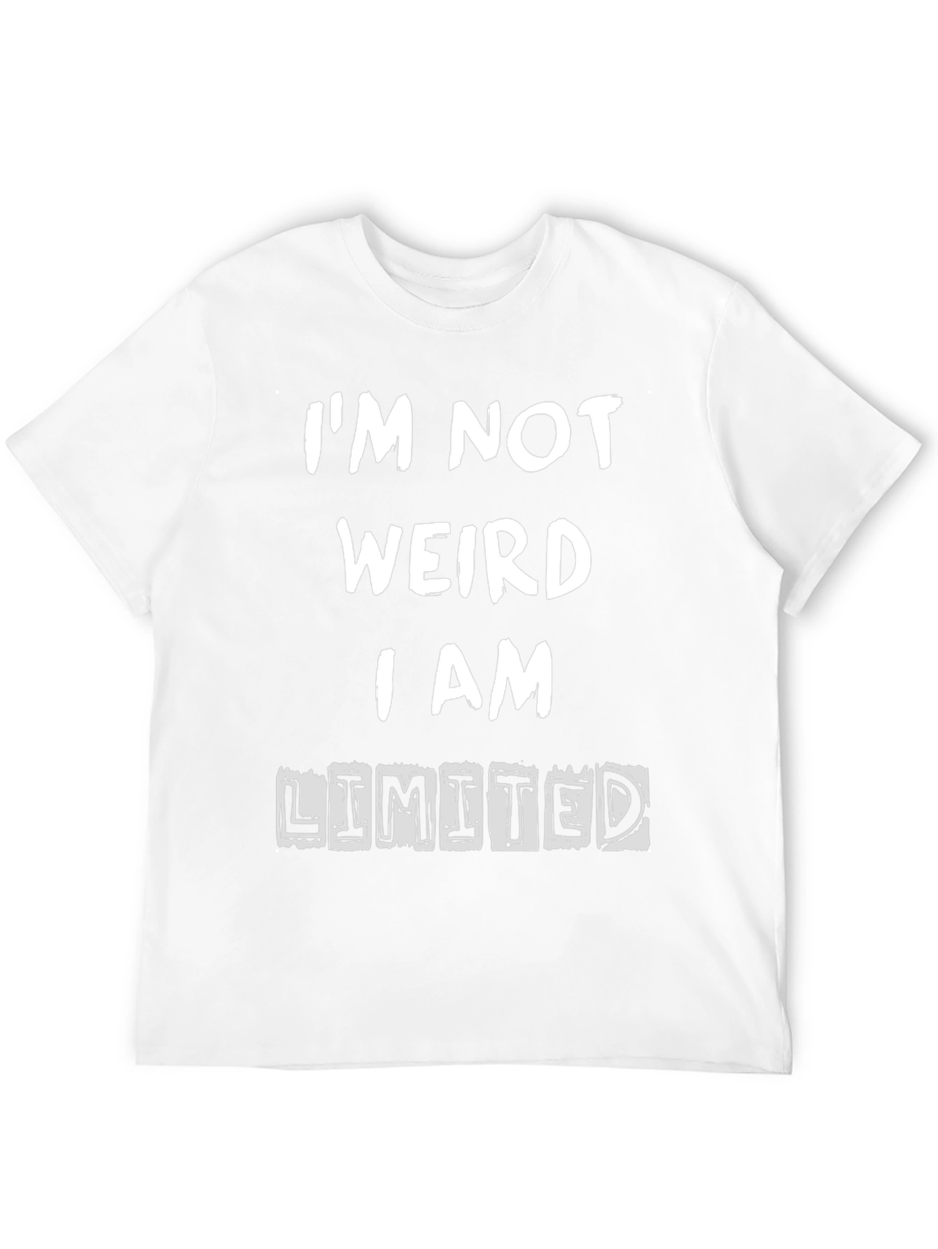 Black Funny I'm Not Weird T-Shirt view 12