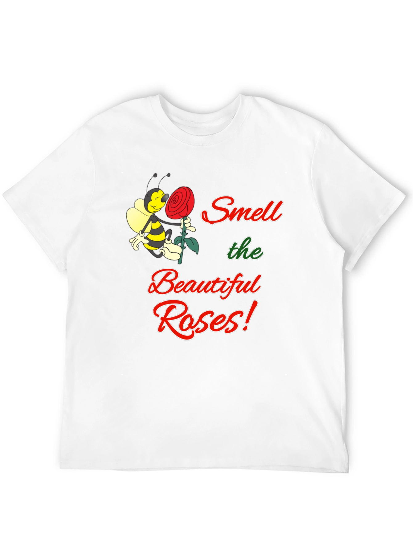 Black Smell the Beautiful Roses Black T-Shirt view 12