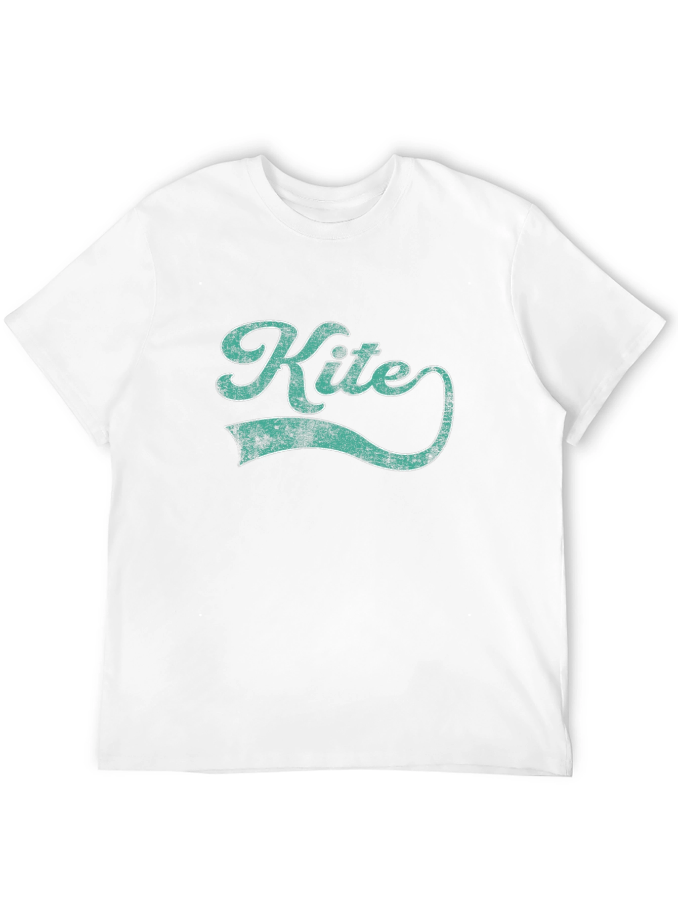 Black Retro Kite Graphic Tee - Vintage Style Black T-Shirt view 12
