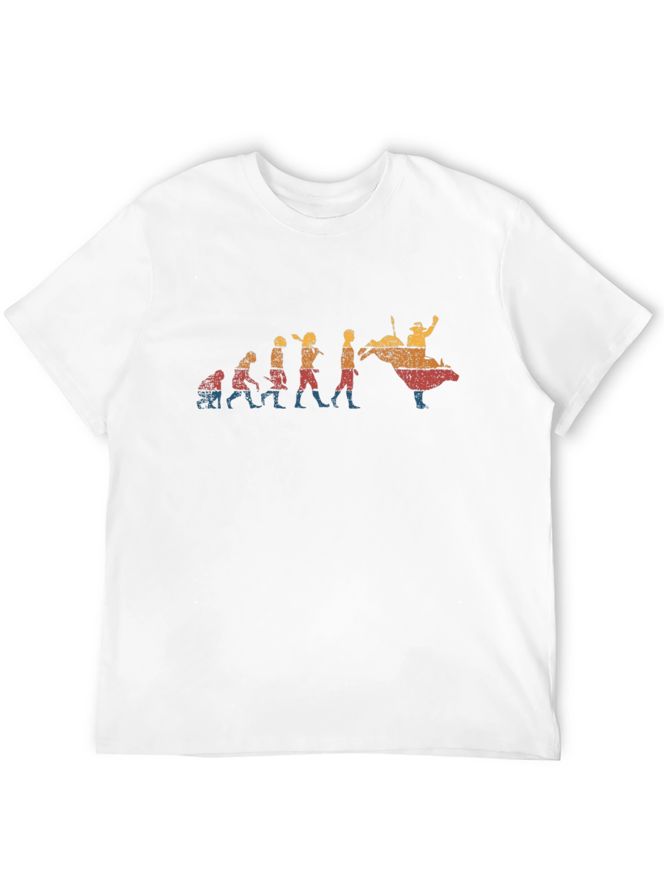 Black Bull Riding Evolution Black T-Shirt view 12