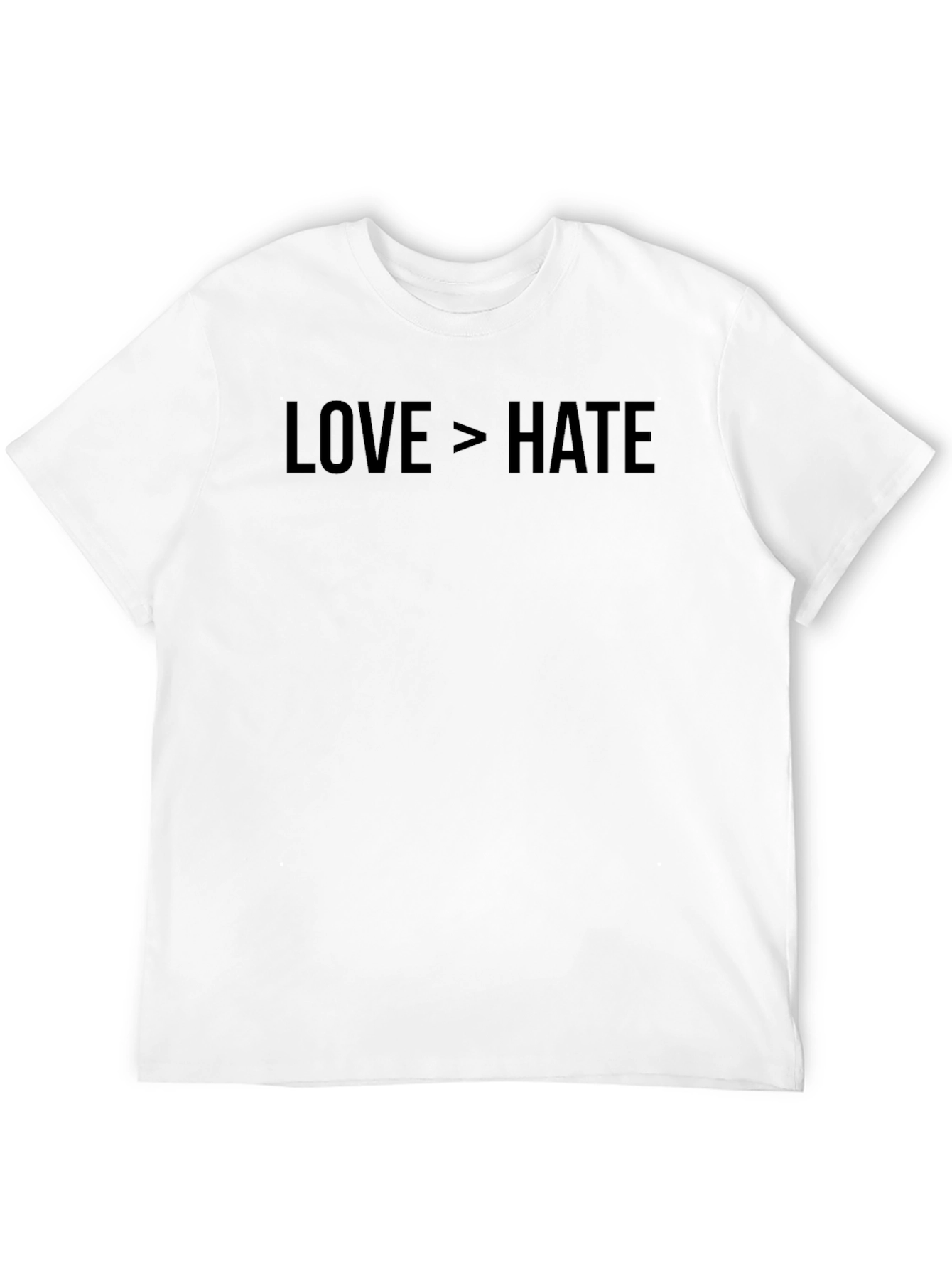 Black Love > Hate Graphic T-Shirt - Soft Cotton Blend view 12